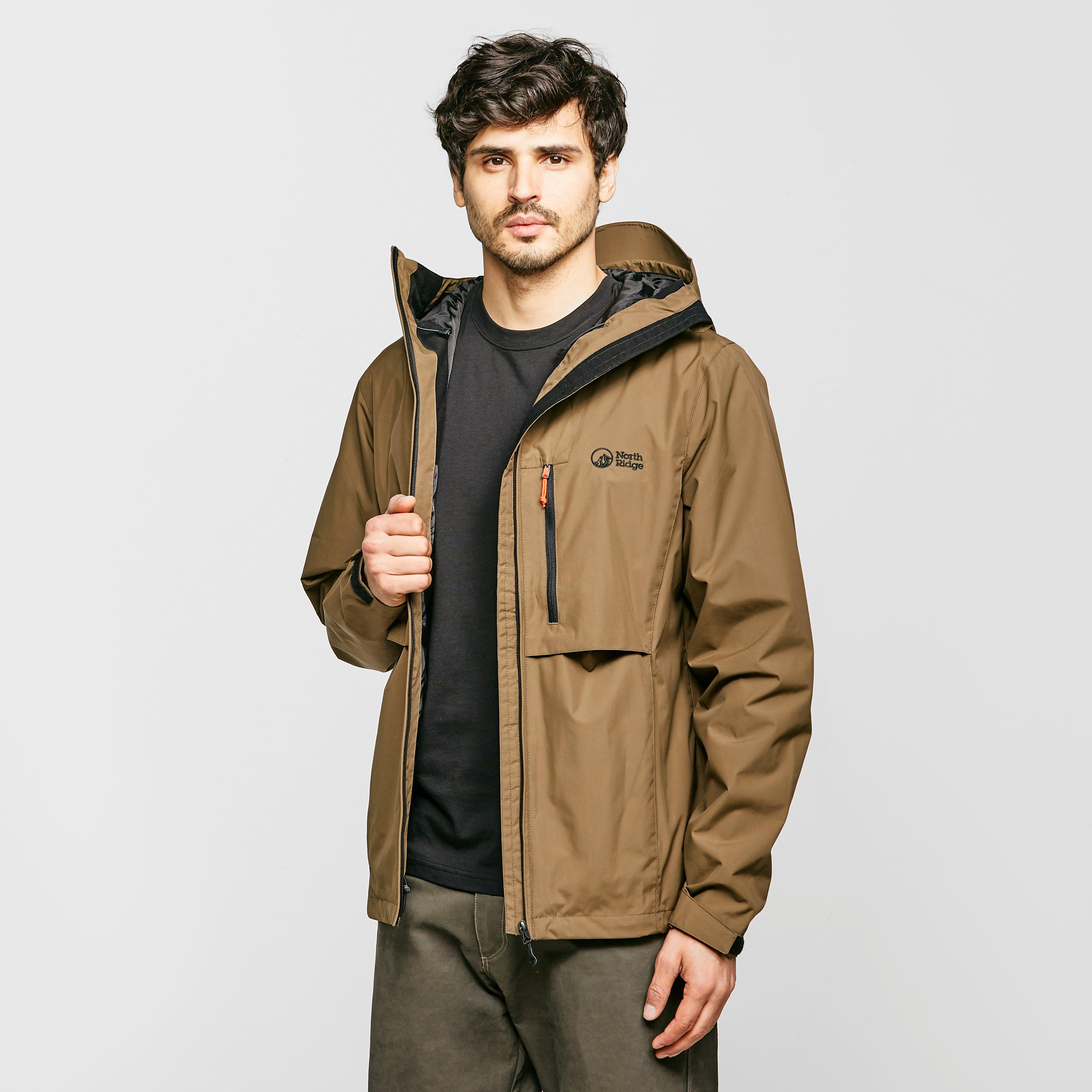 Image of North Ridge Men's Shoalwater Waterproof Jacket, CANTEEN/MENS