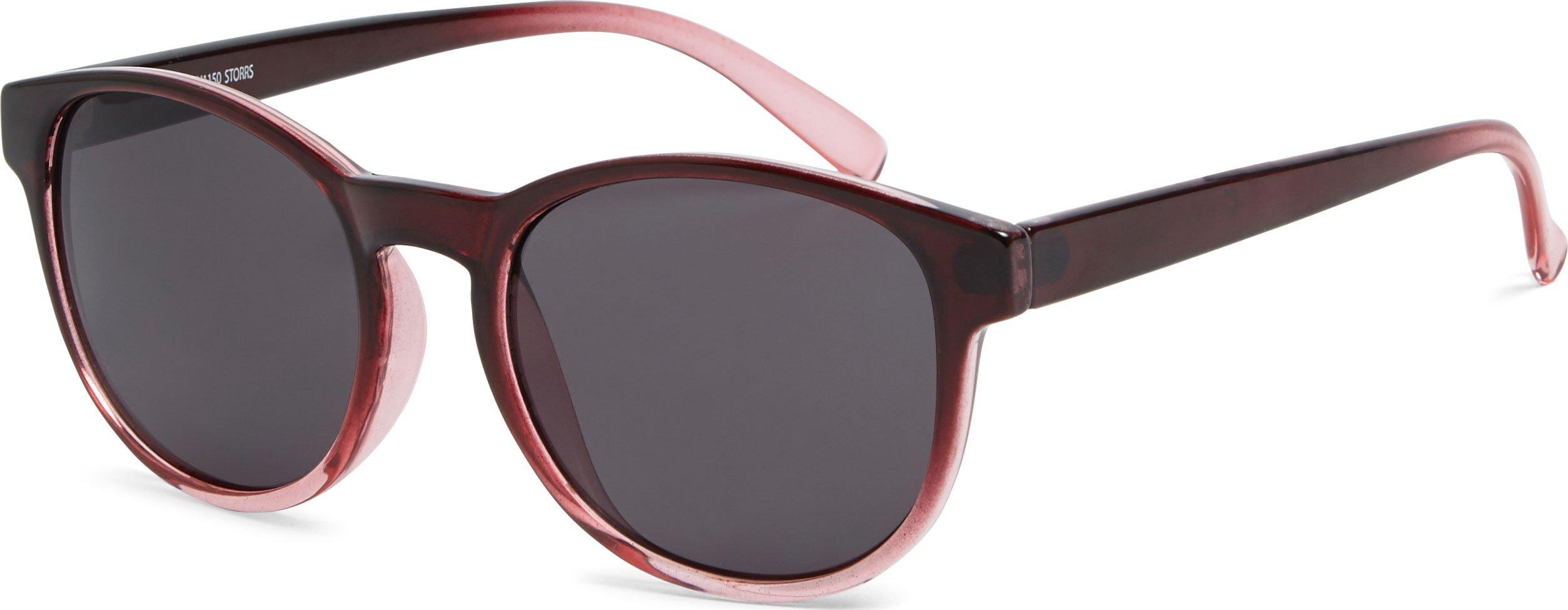 Image of Handy Heroes Women's Storrs Ombre Sunglasses, BURGUNDY-PINK/SUNGL