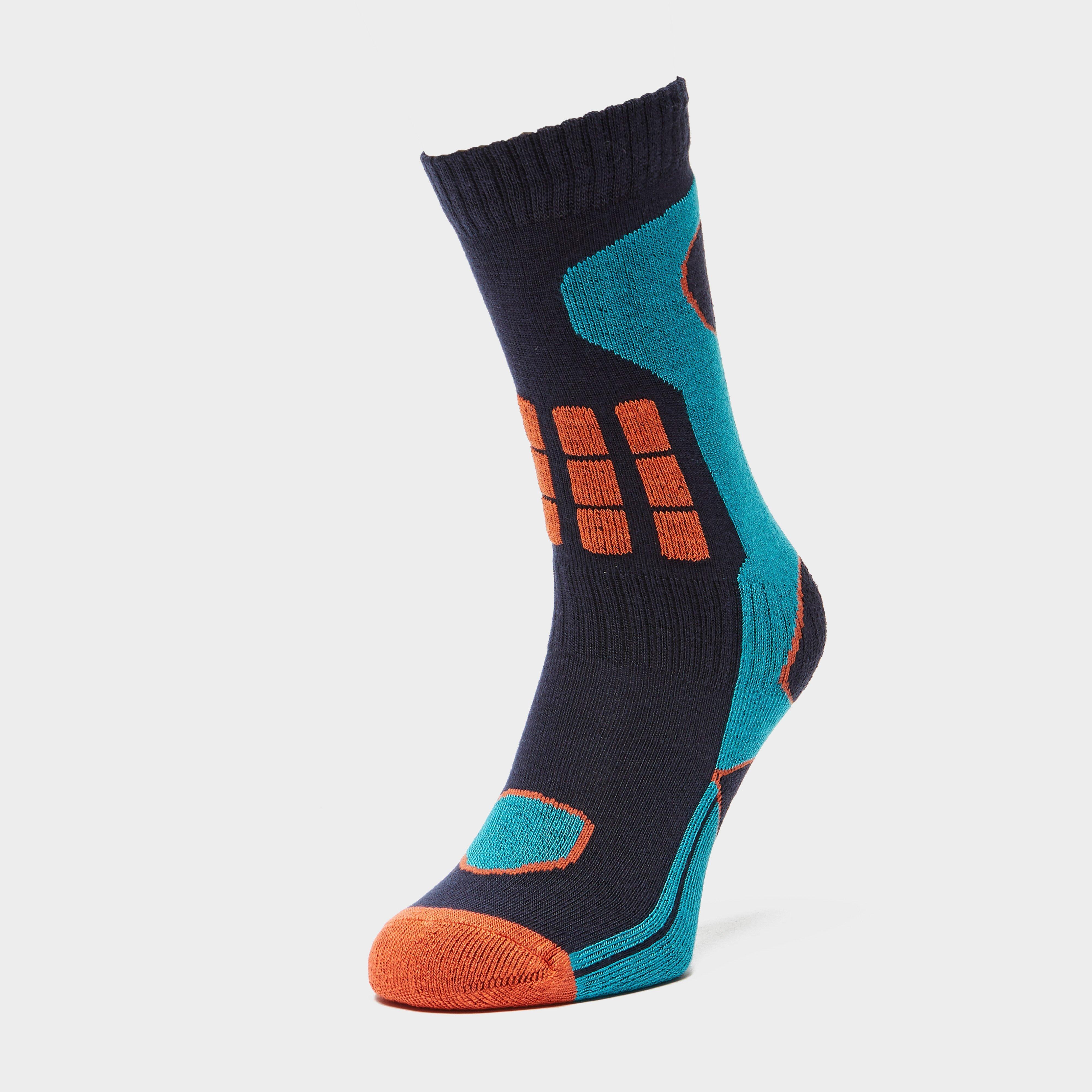 Image of The Edge Kids' Hakuba Comfort Socks, NAVY/KIDS