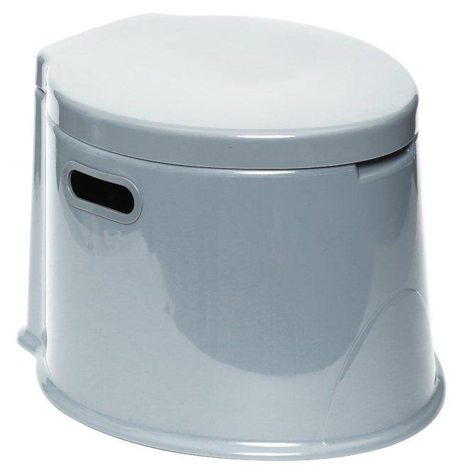 HI-GEAR Portable Camping Toilet, Grey