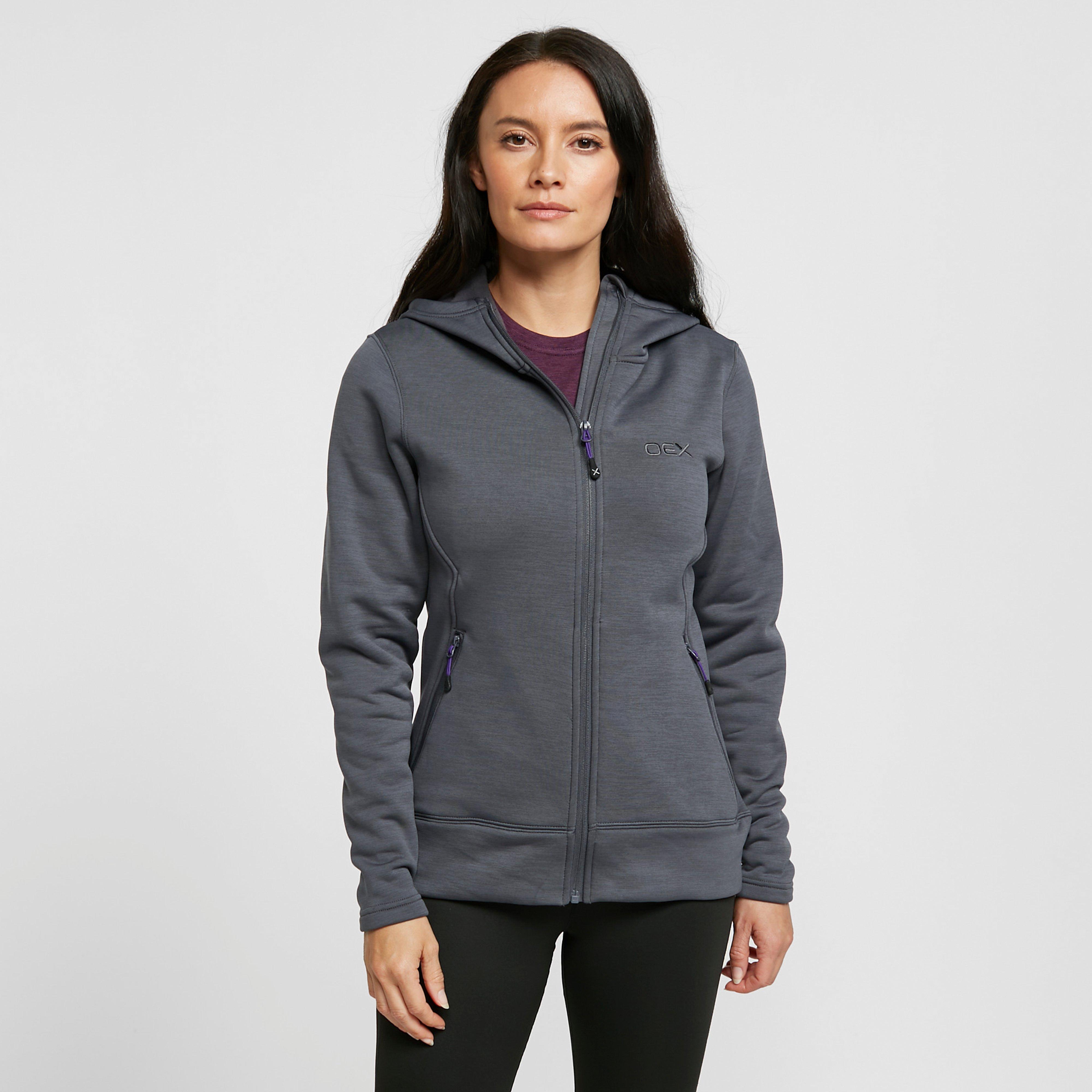 Image of OEX Women's Dyno Hoody, MID GREY/WMNS