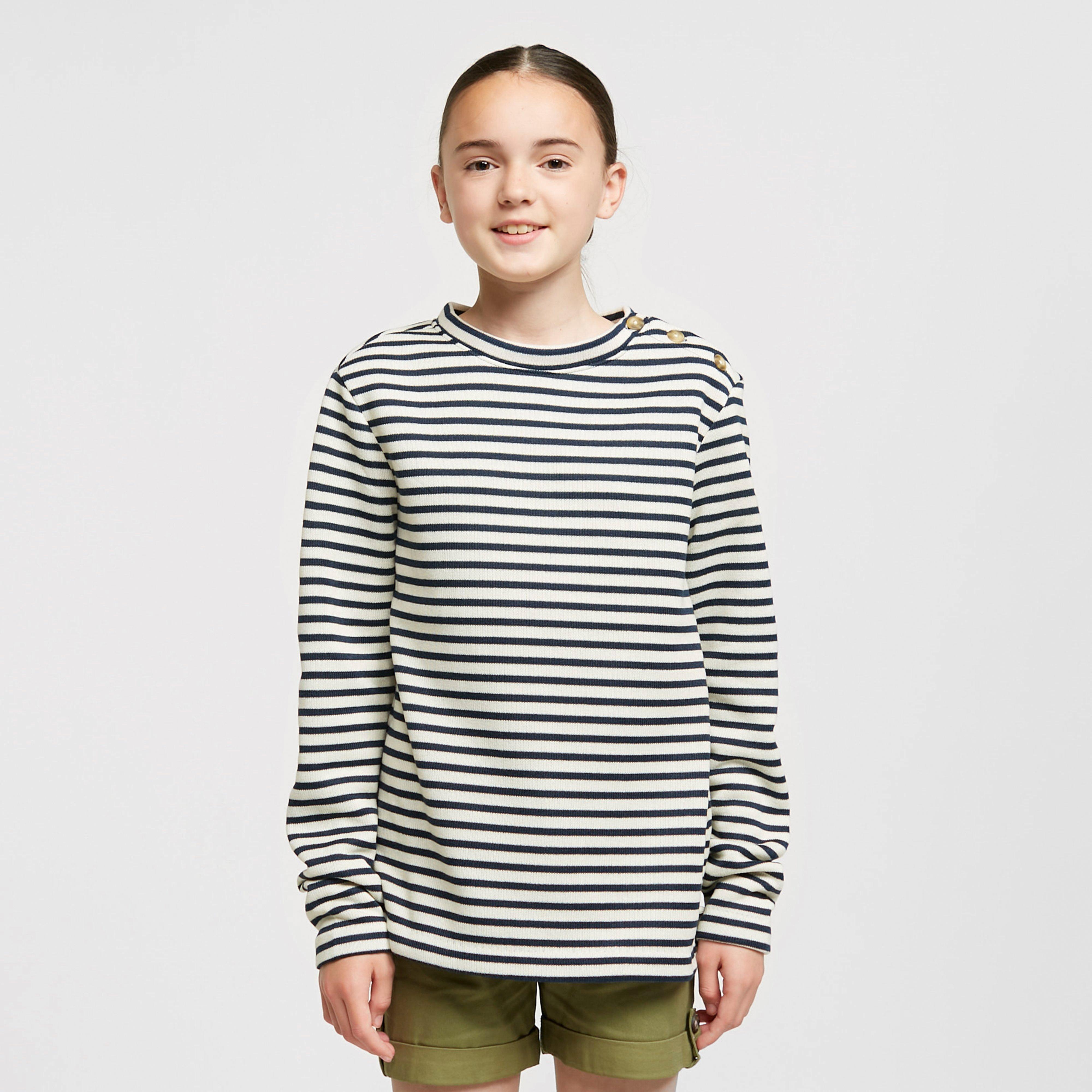 Image of Craghoppers Kids' Rosana Crew Neck Fleece, NAVY WHITE/BLACK