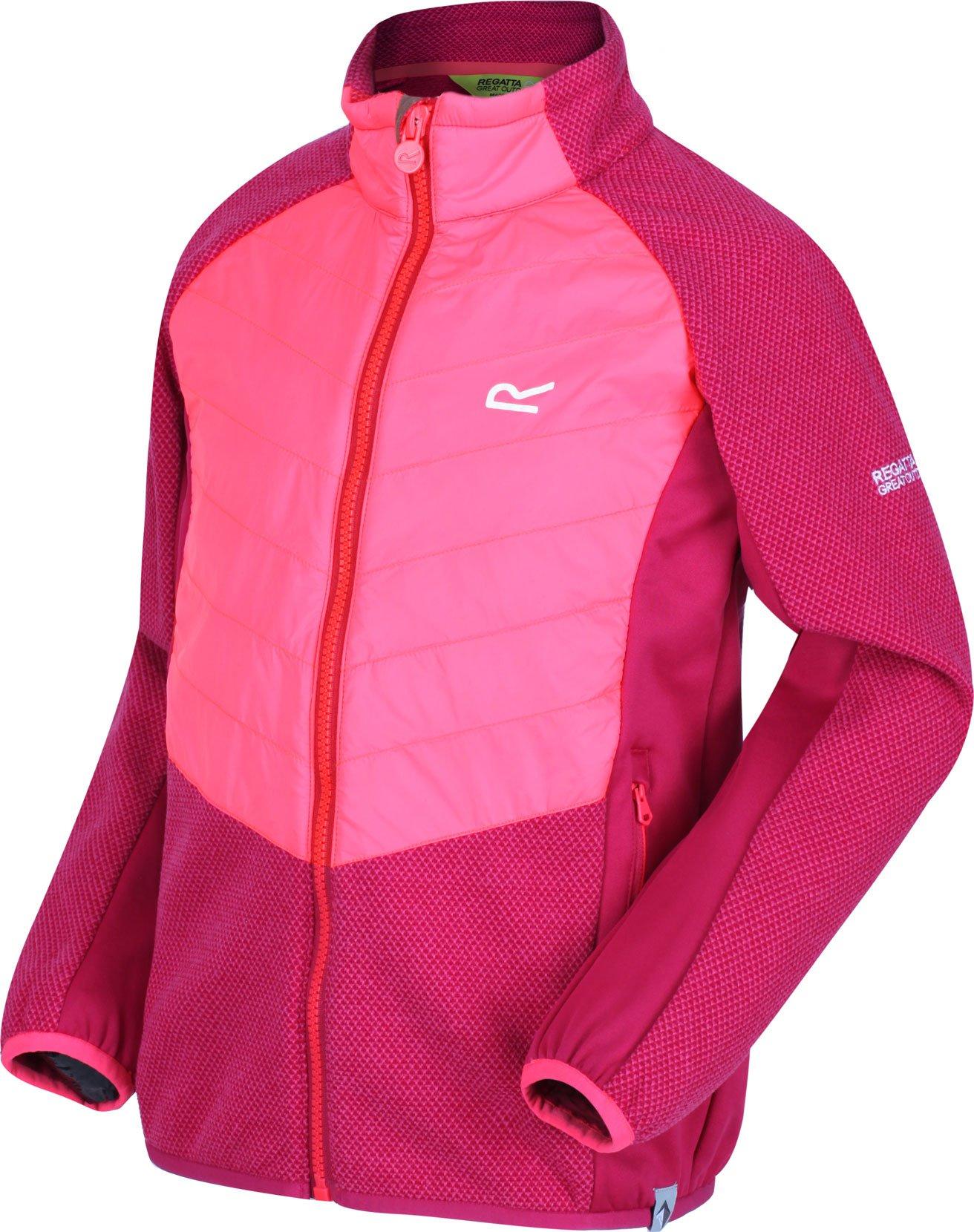 Image of Regatta Kids' Elter Hybrid Jacket, Pink/HYBRID
