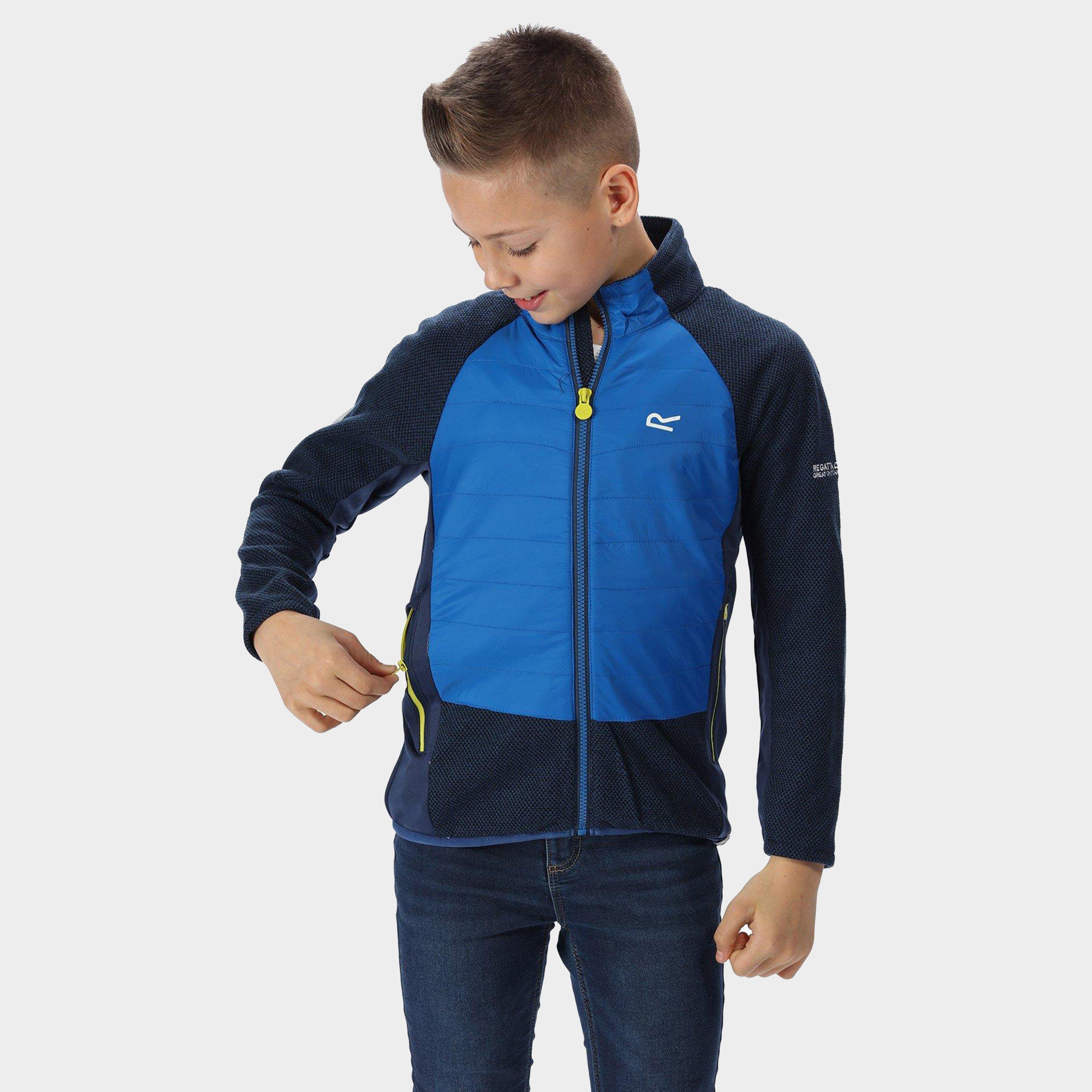 Image of Regatta Kids' Elter Hybrid Jacket, Navy/HYBRID