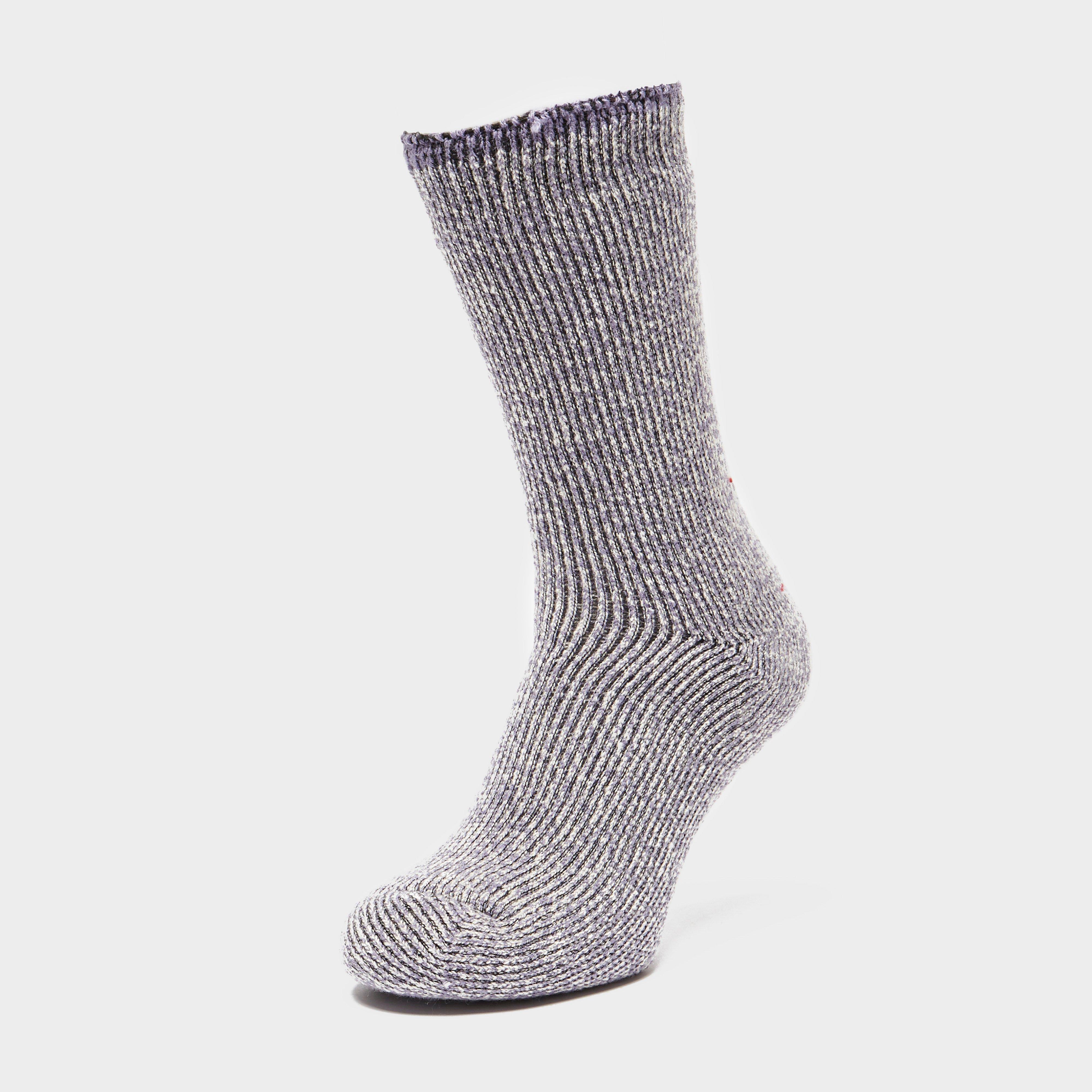 Image of Heat Holders Women's Twist Sock, GREY/PU