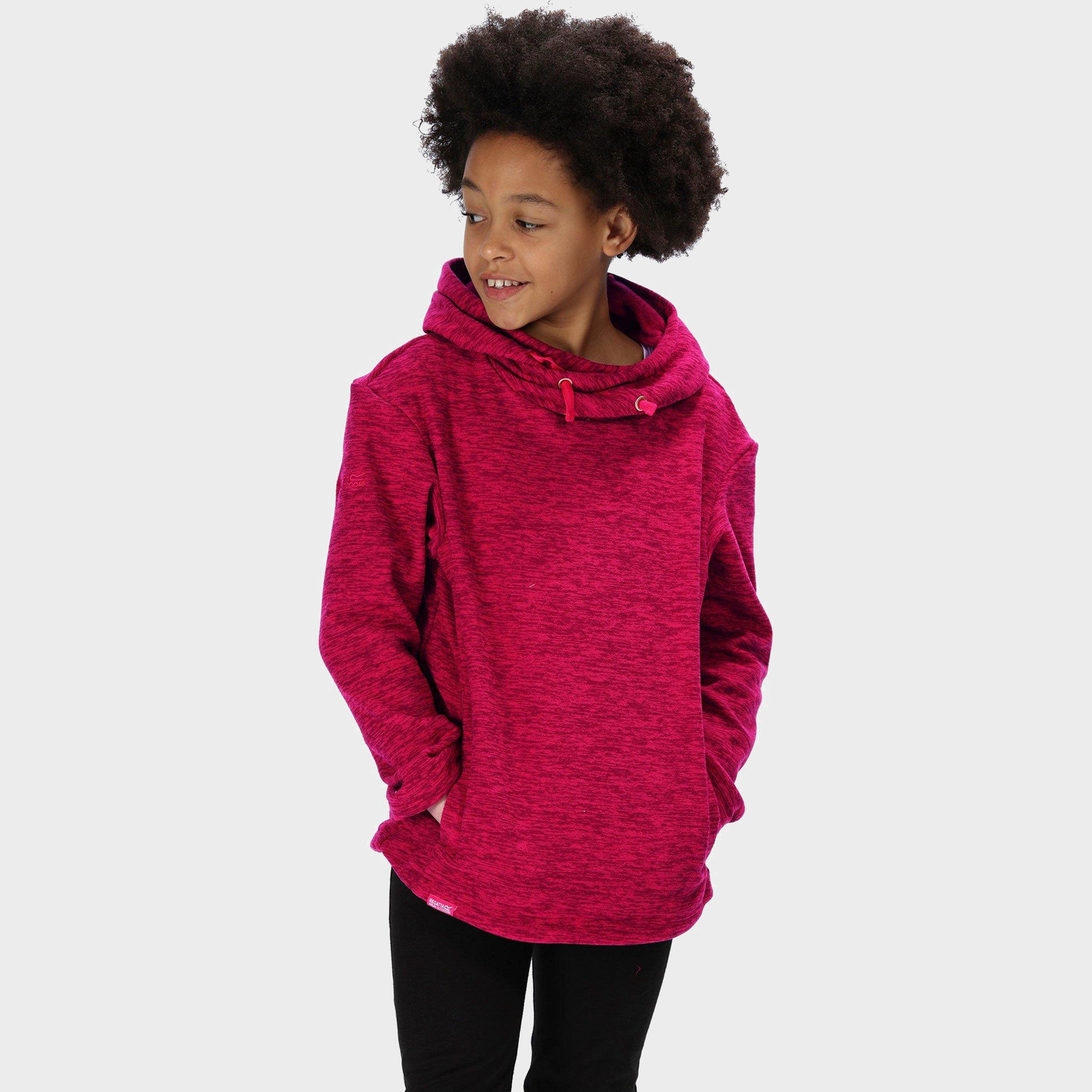 Image of Regatta Kids' Kacie Hooded Fleece, RED