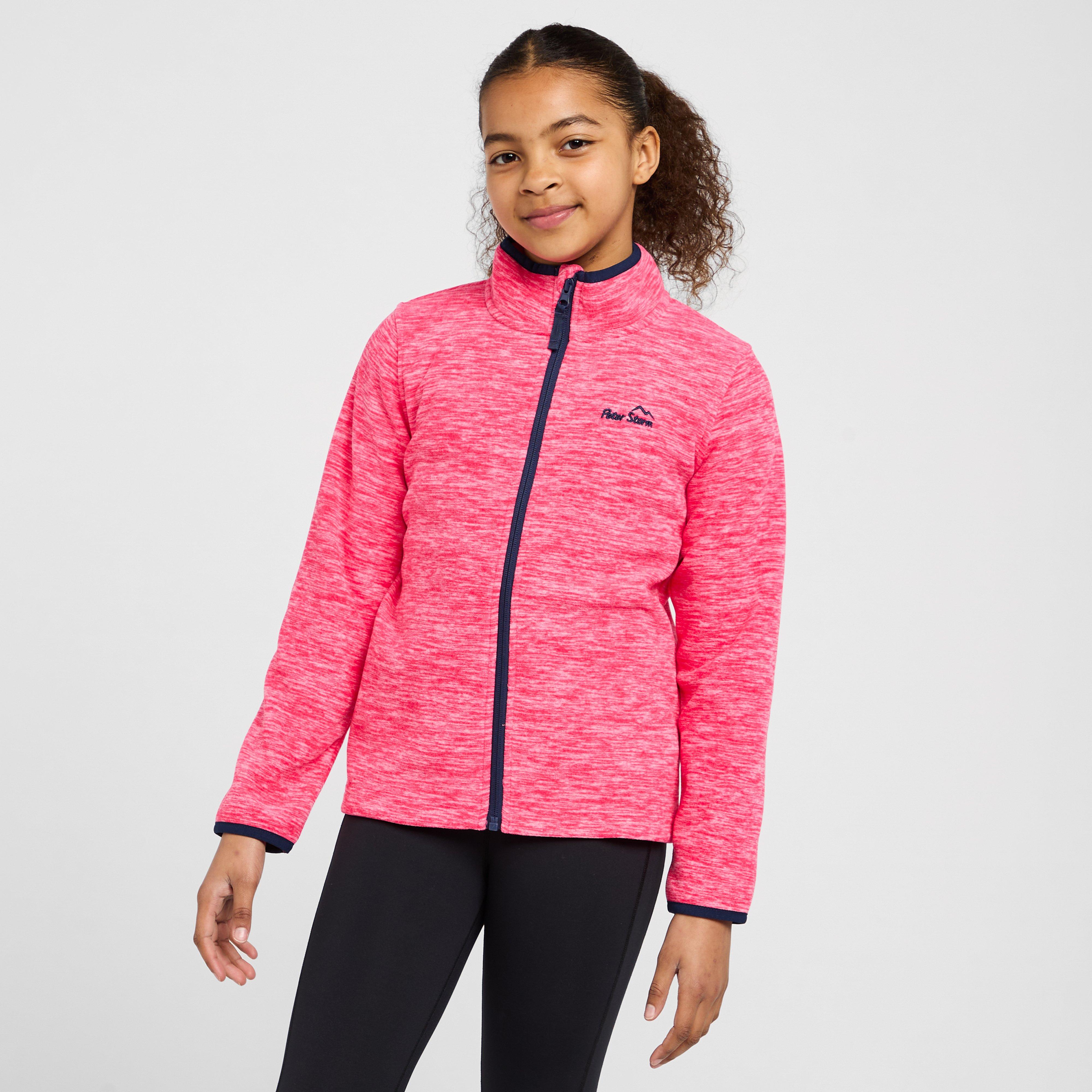 Image of Peter Storm Kids' Marley Zipped Fleece, PNK/PNK