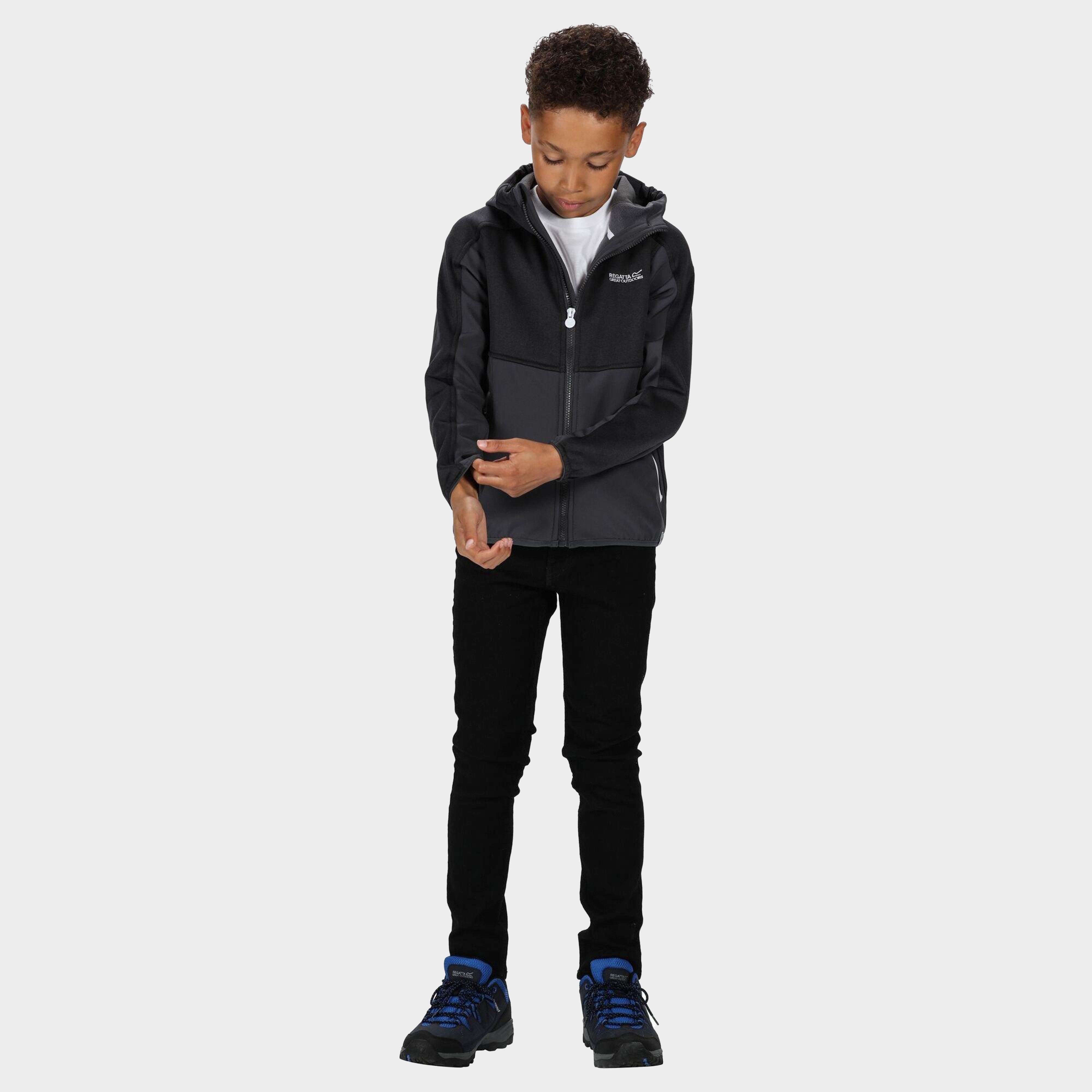 Image of Regatta Kids' Bracknell II Softshell Jacket, Grey/GRY