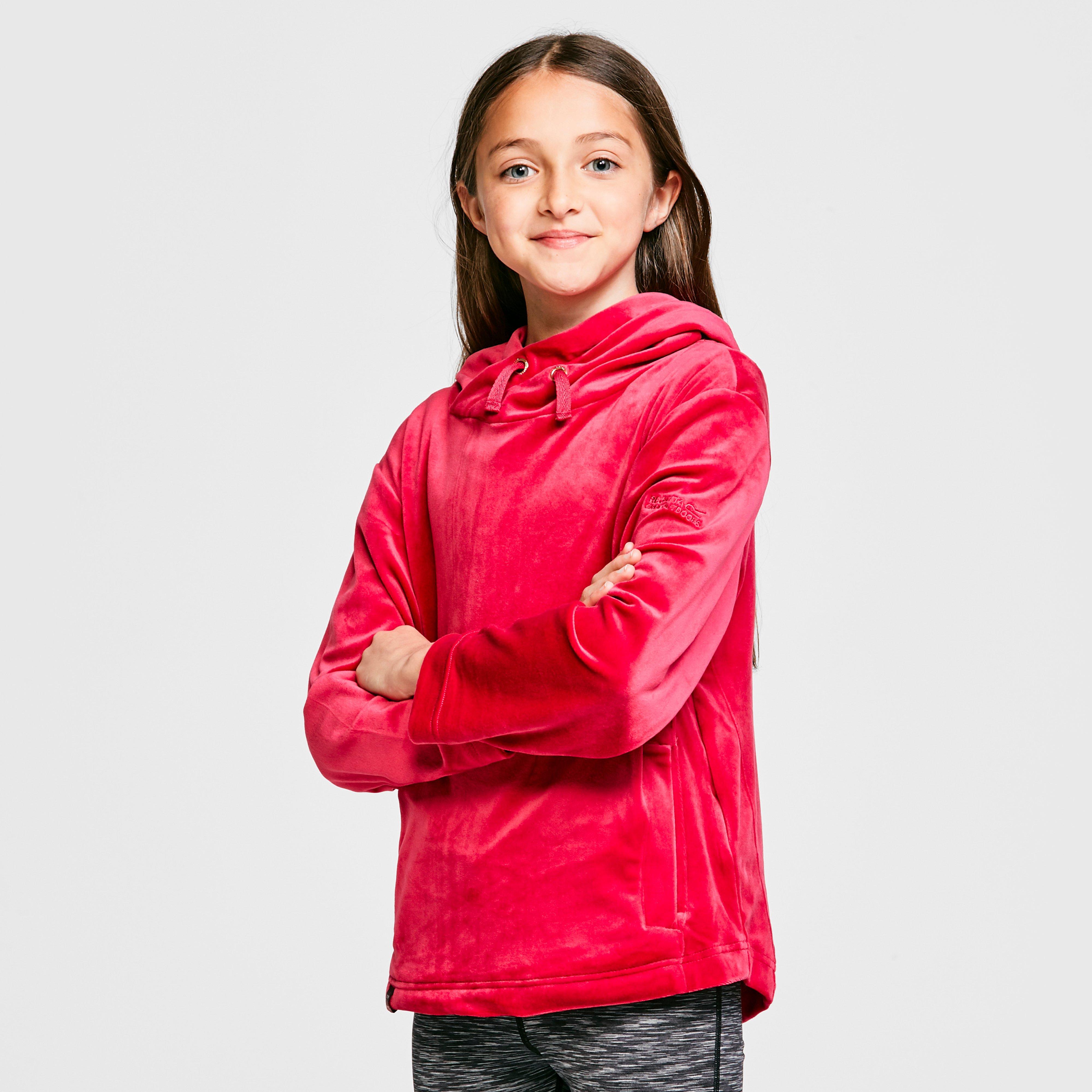 Image of Regatta Kid's Kacie Hooded Fleece, Pink/PNK