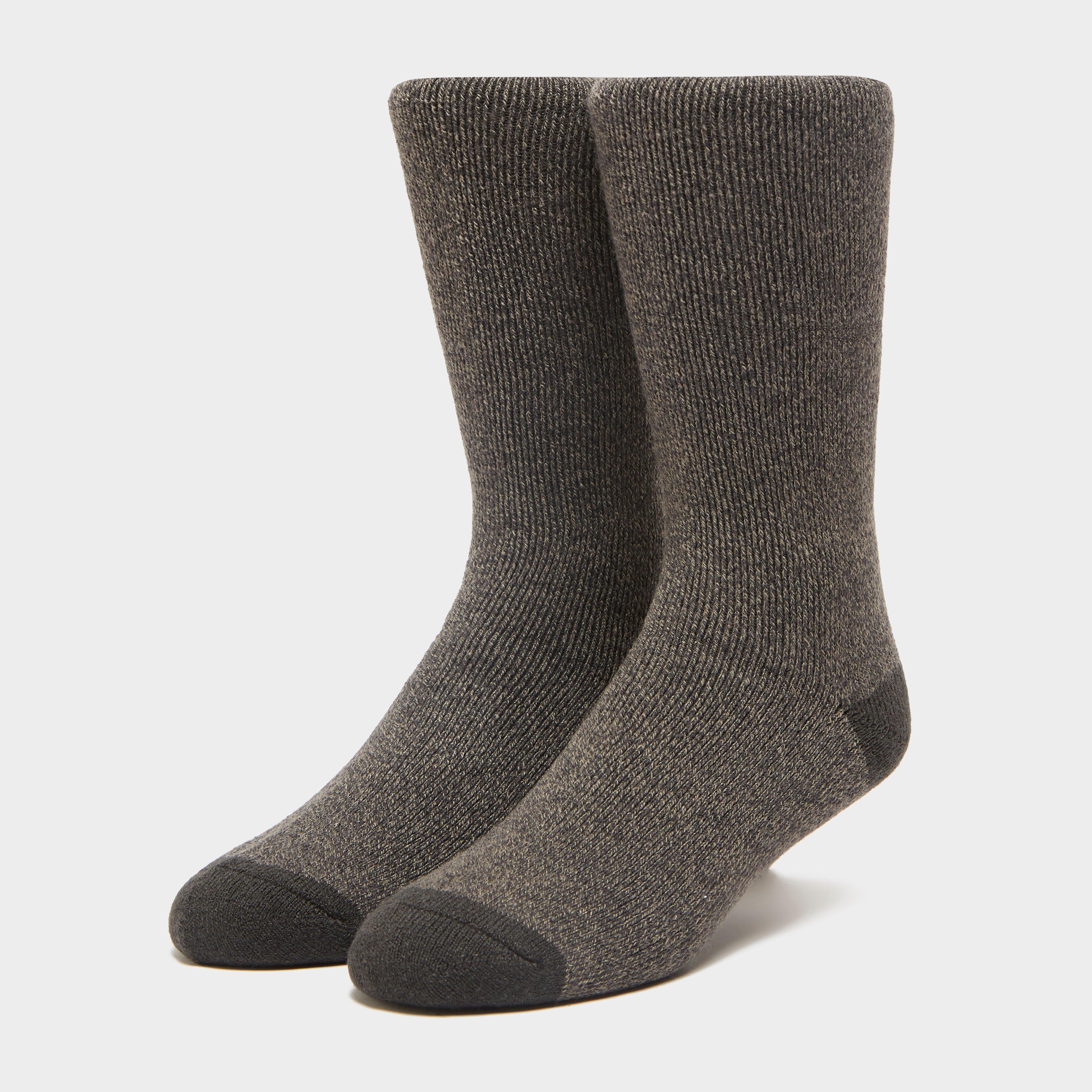 Image of Heat Holders Men's Lite Twist Socks, Dark Grey/Dark Grey
