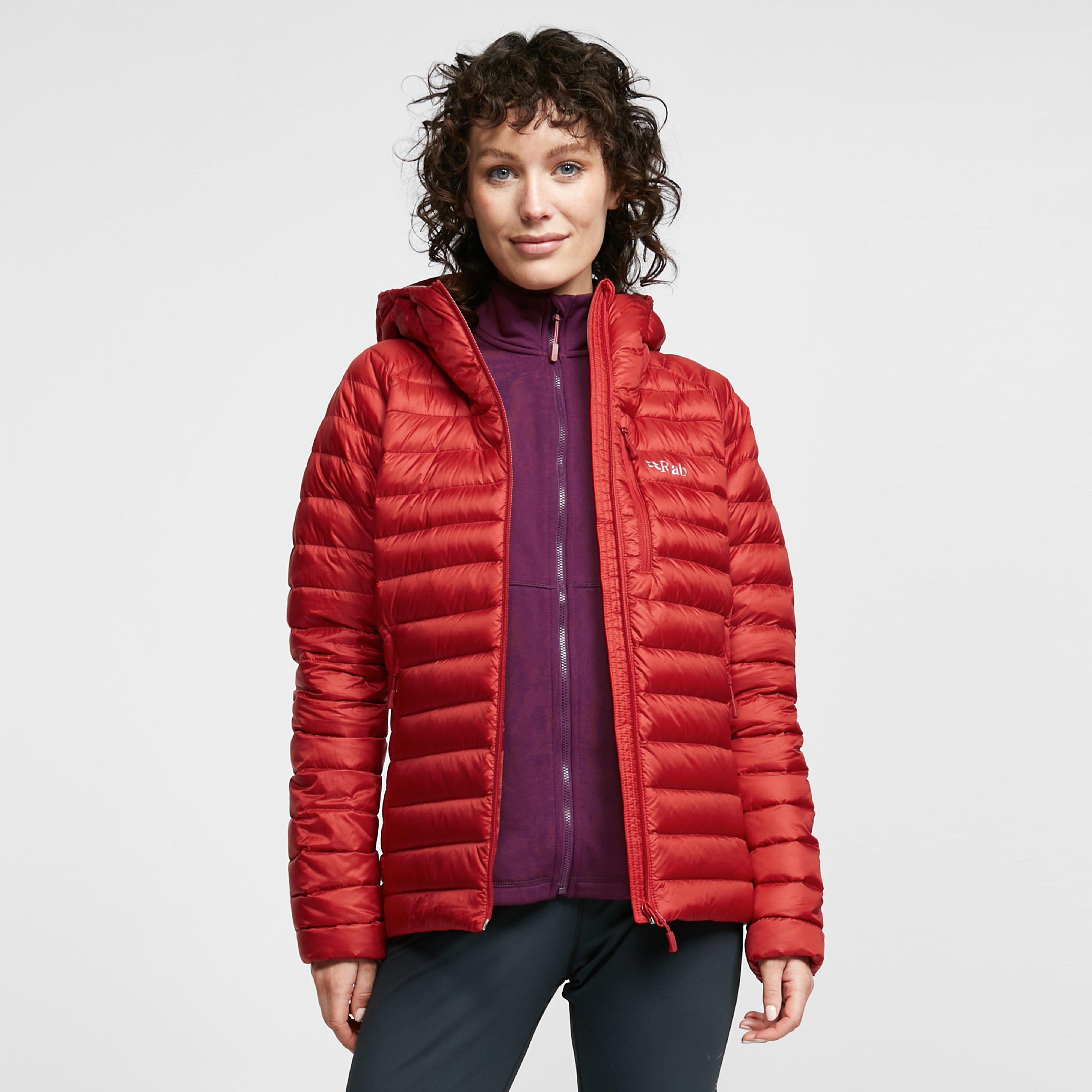 Image of Rab Women's Microlight Alpine ECO Down Jacket, Red/Red