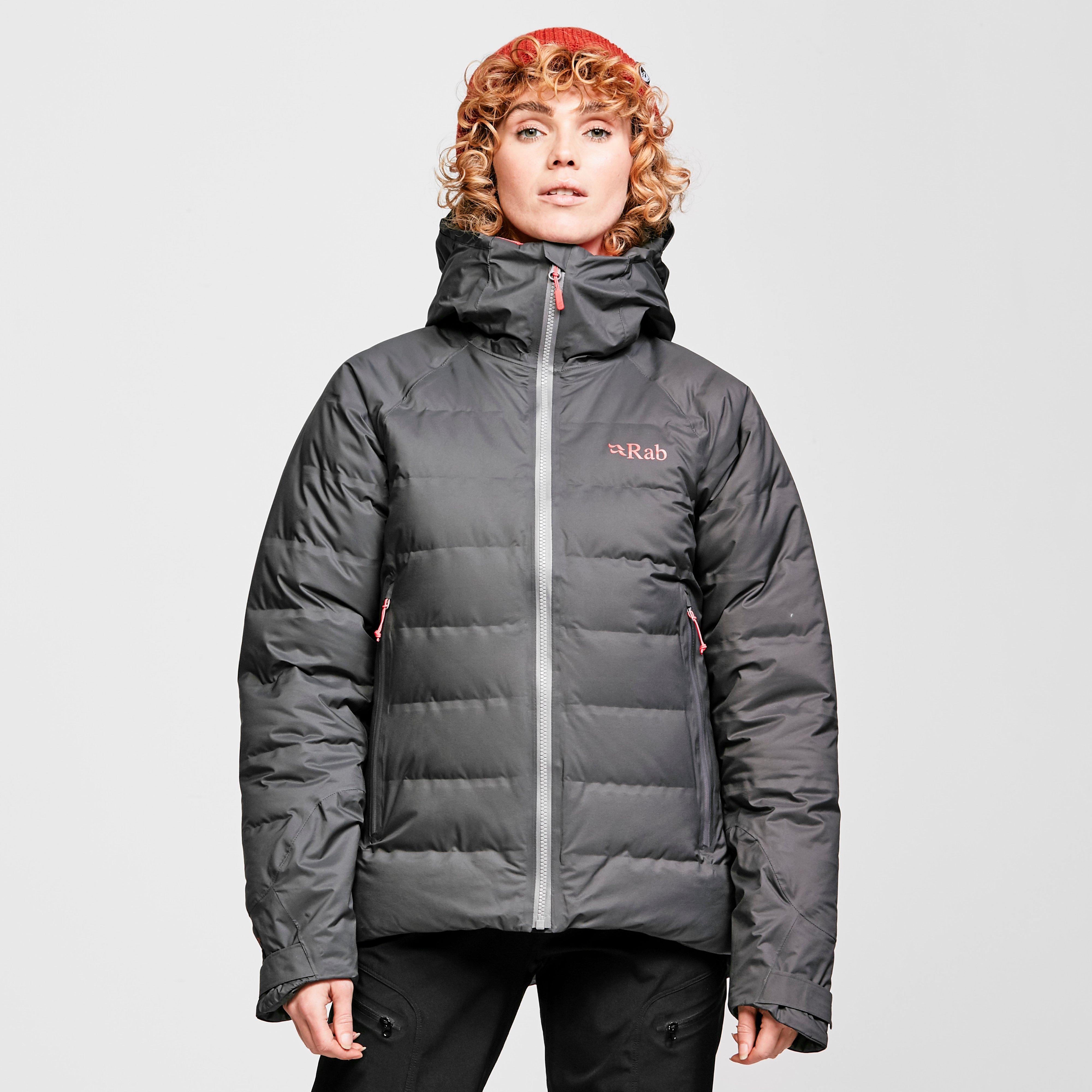 Image of Rab Women's Valiance Waterproof Down Jacket, Mid Grey/Mid Grey