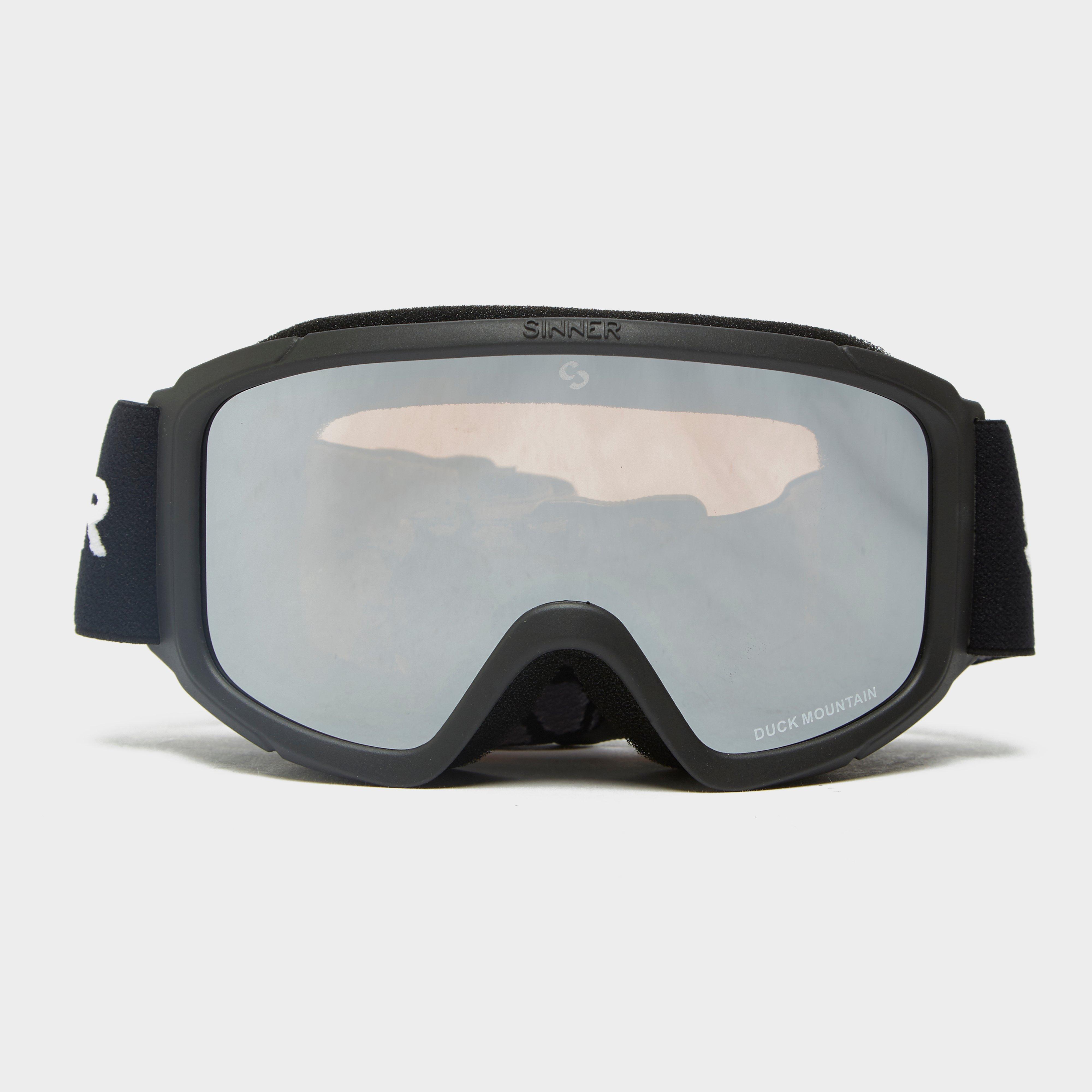 Image of Sinner Kids' Duck Mountain Ski Goggles, Black/Black