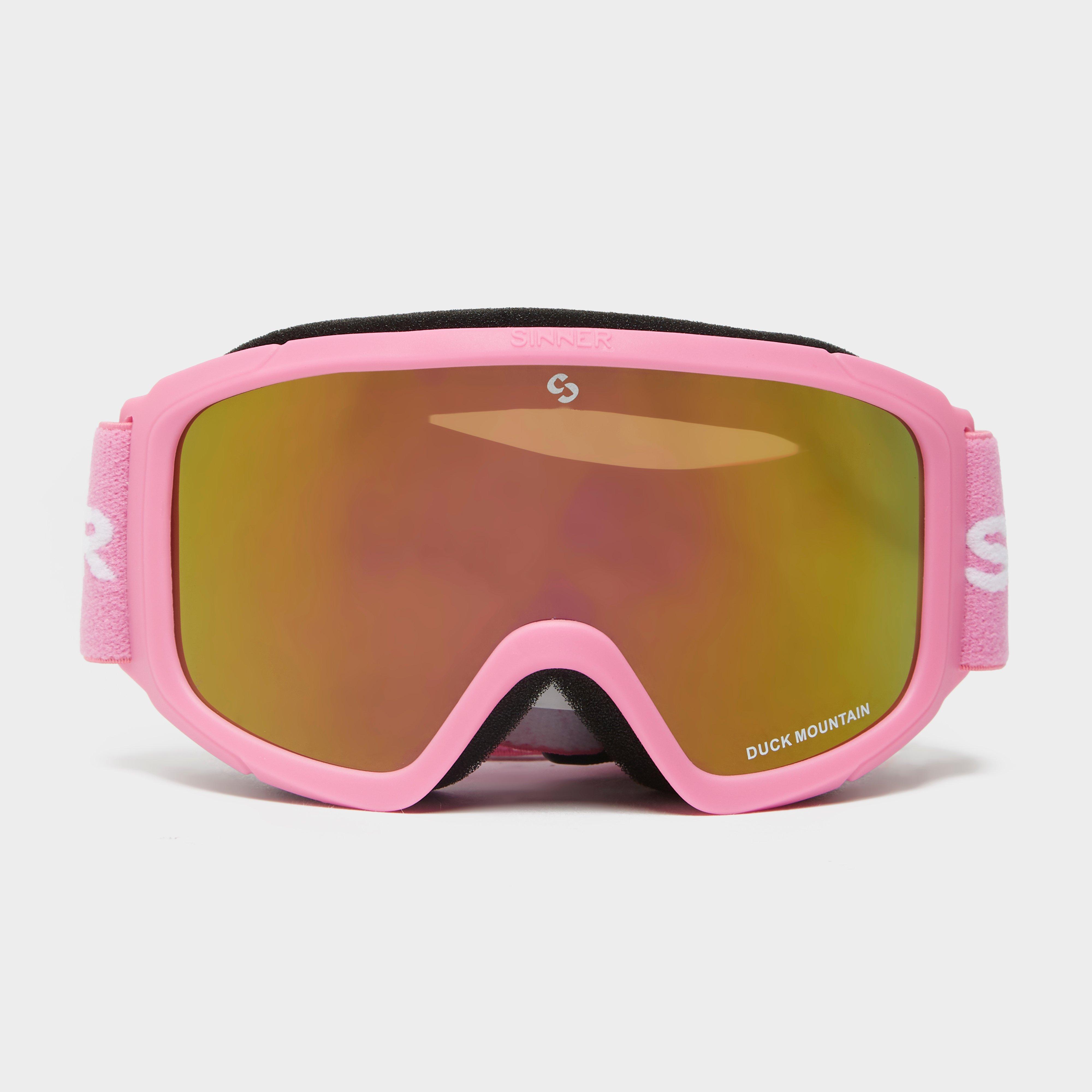 Image of Sinner Kids' Duck Mountain Ski Goggles, Pink/Pink