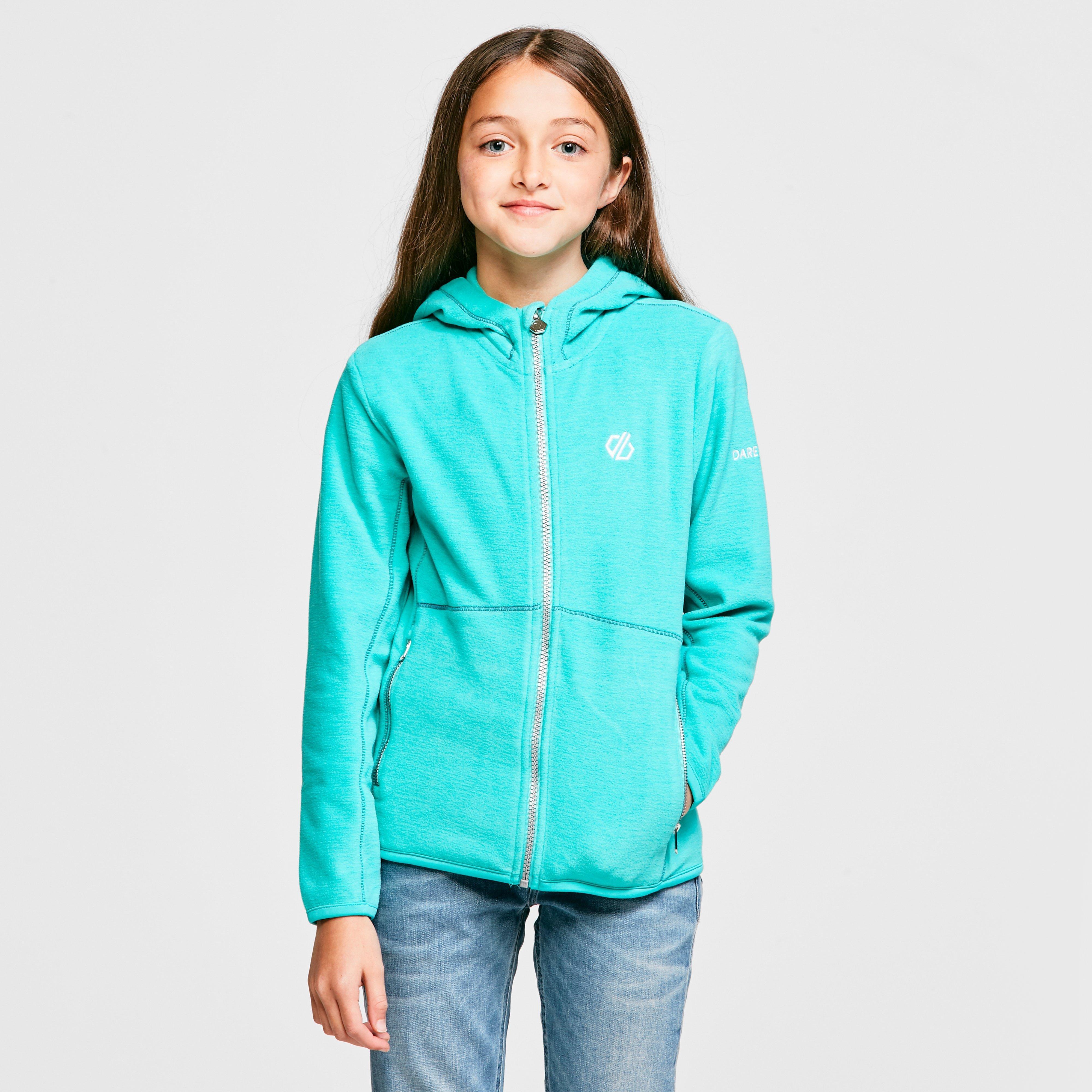 Image of Dare 2B Kids' Genesis Fleece Hoodie, TURQUOISE/TURQUOISE