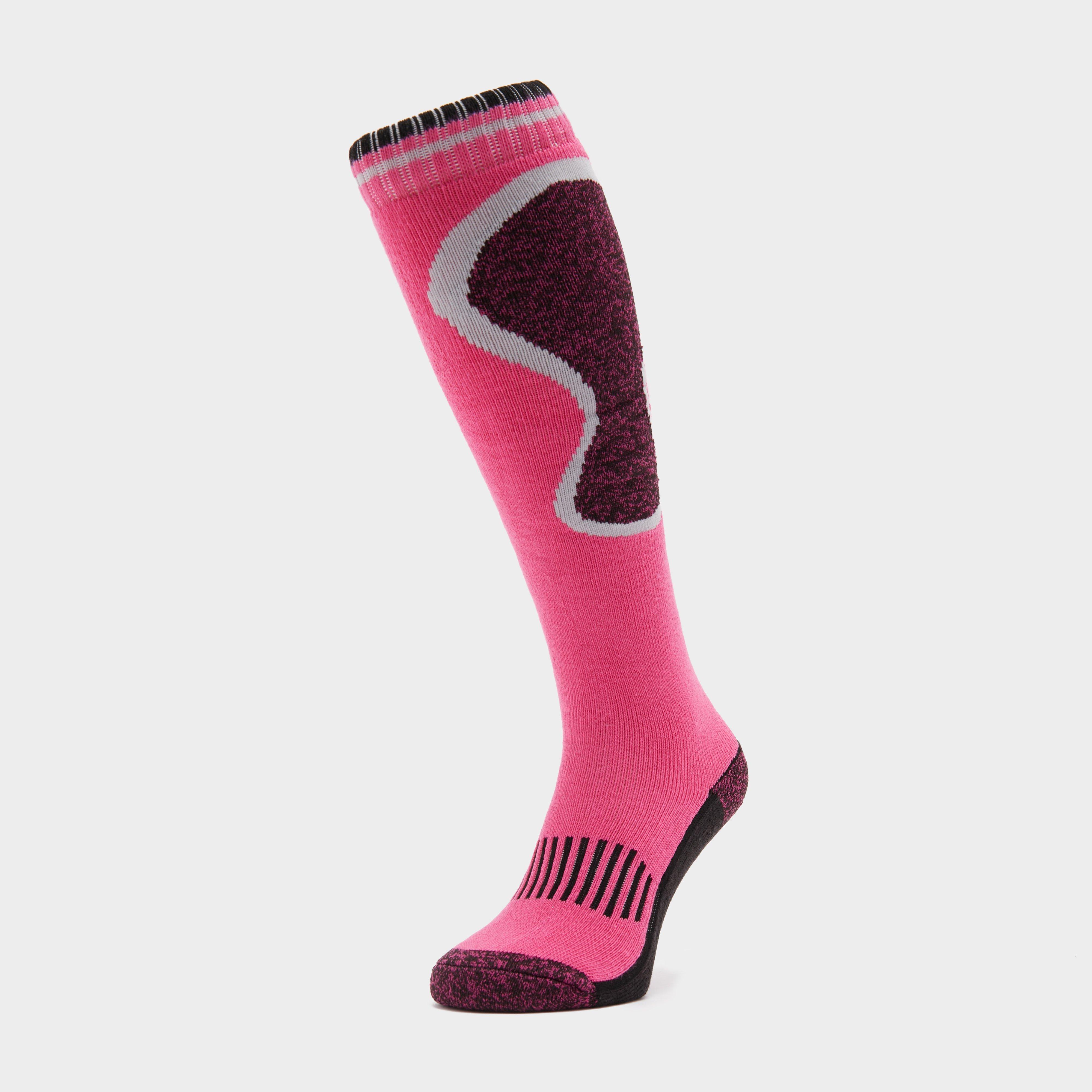 Storm Bloc Women's Patterdale Logo Long Socks, Pink