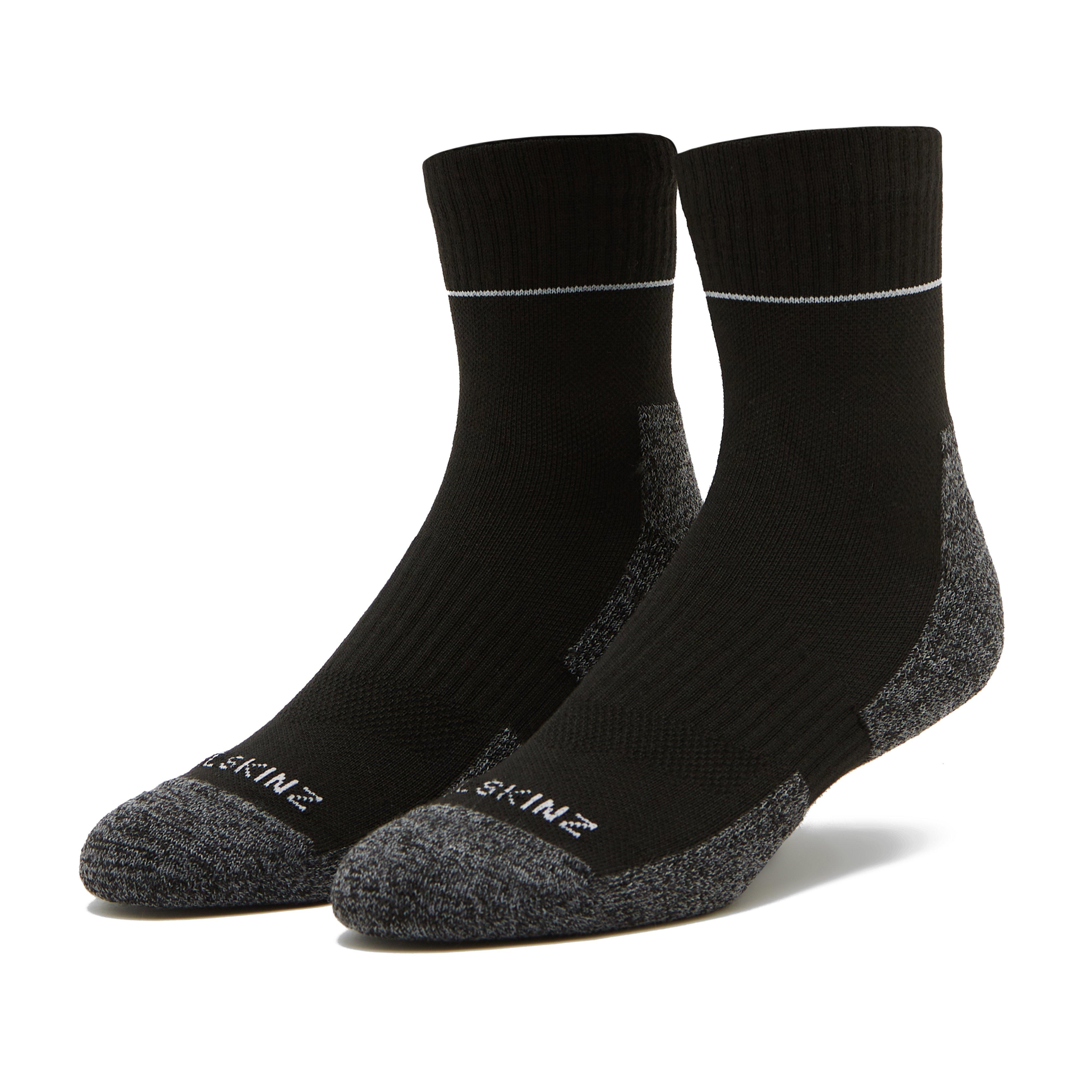 Quick Dry Ankle Socks Black/Grey
