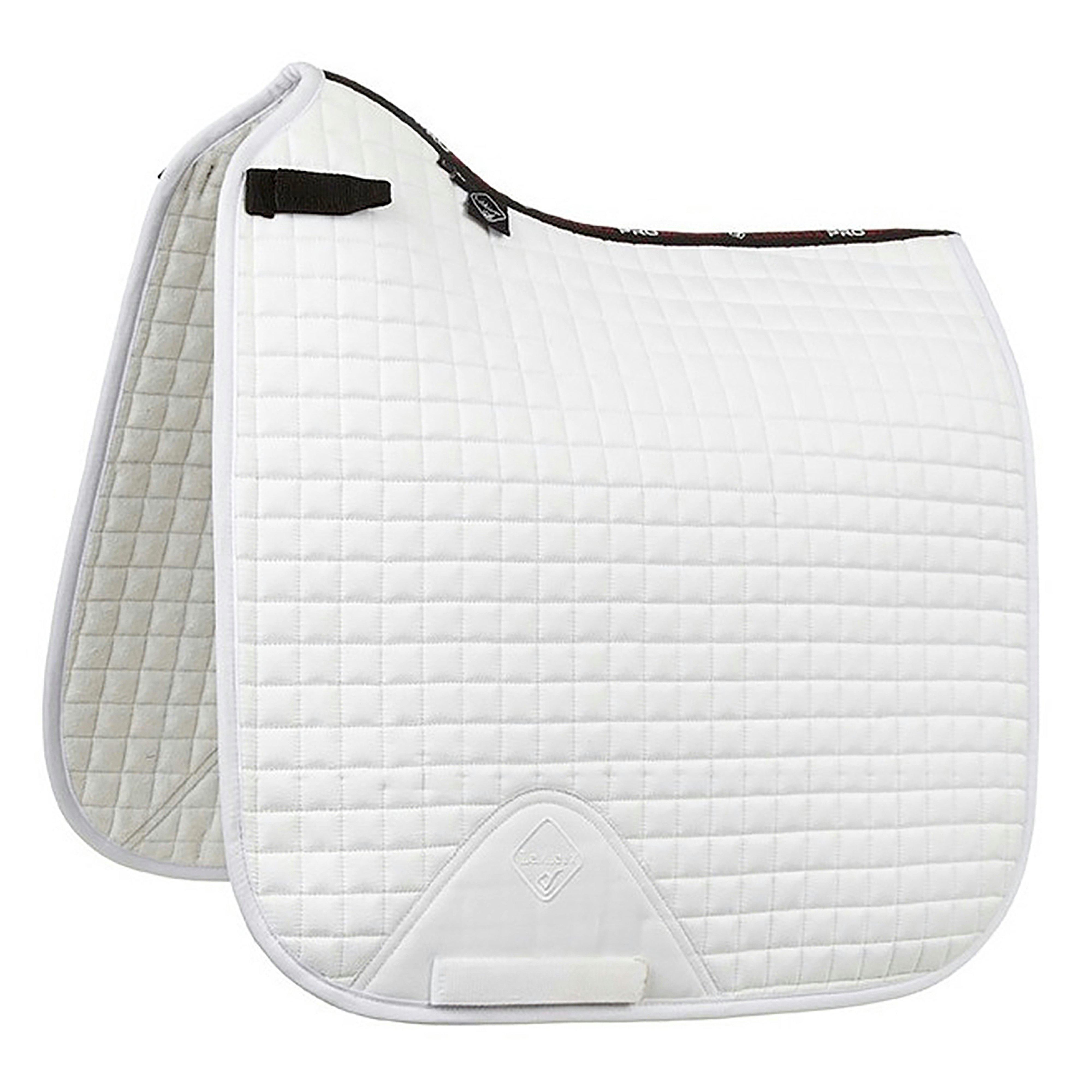 Lemieux Prosport Suede Dressage Square Saddle Pad White