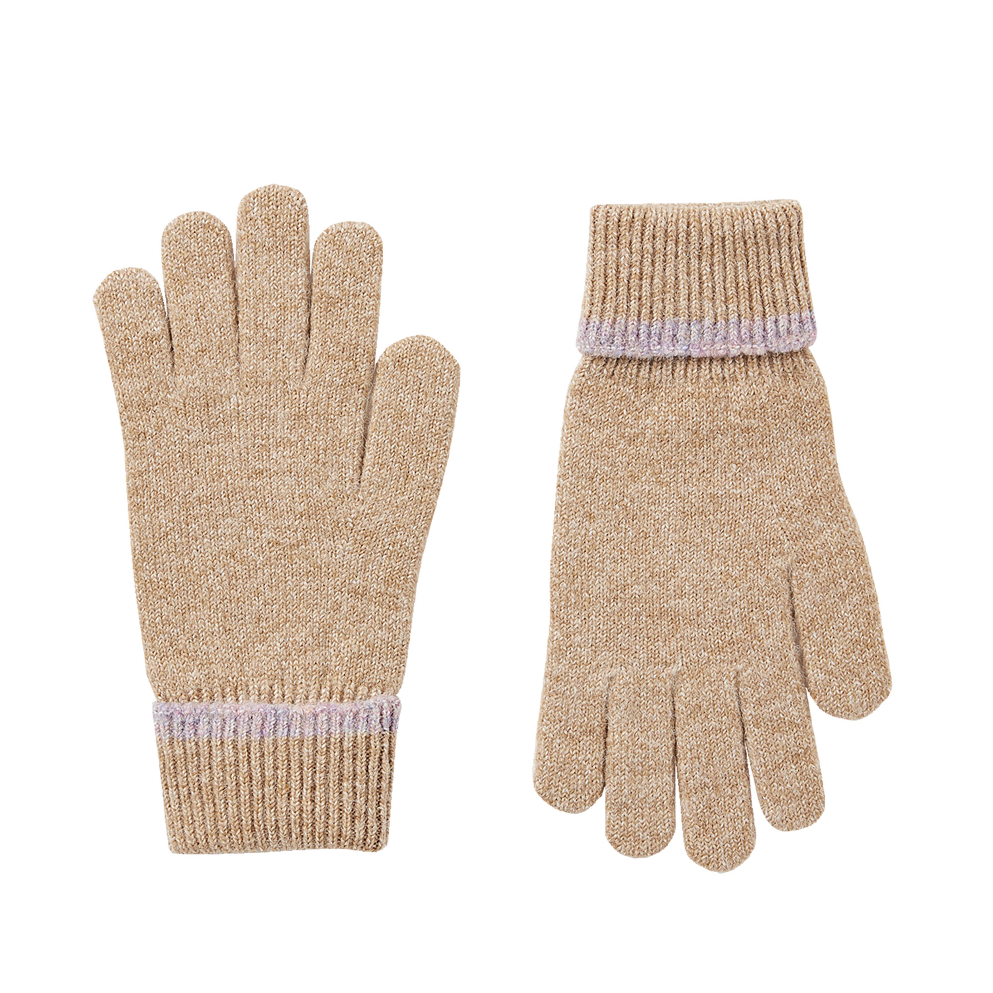 Womens Eloise Knitted Gloves Oat
