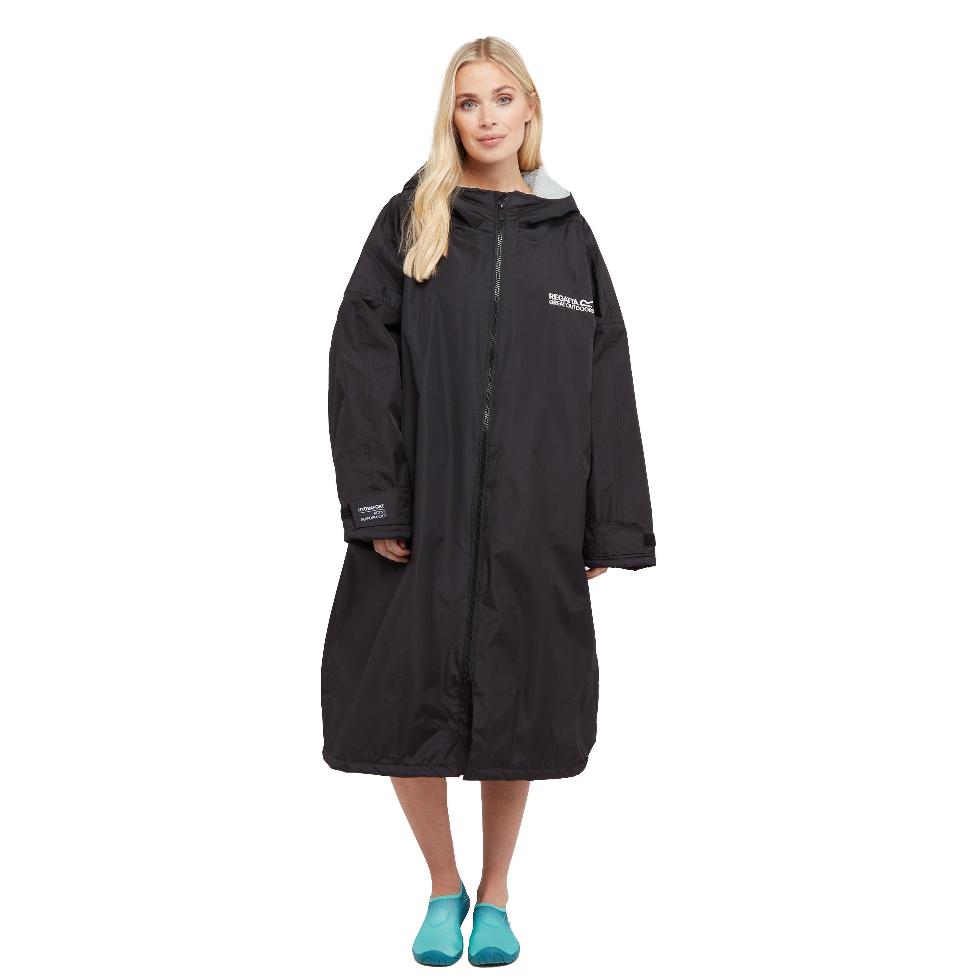 Adults Waterproof Robe Black