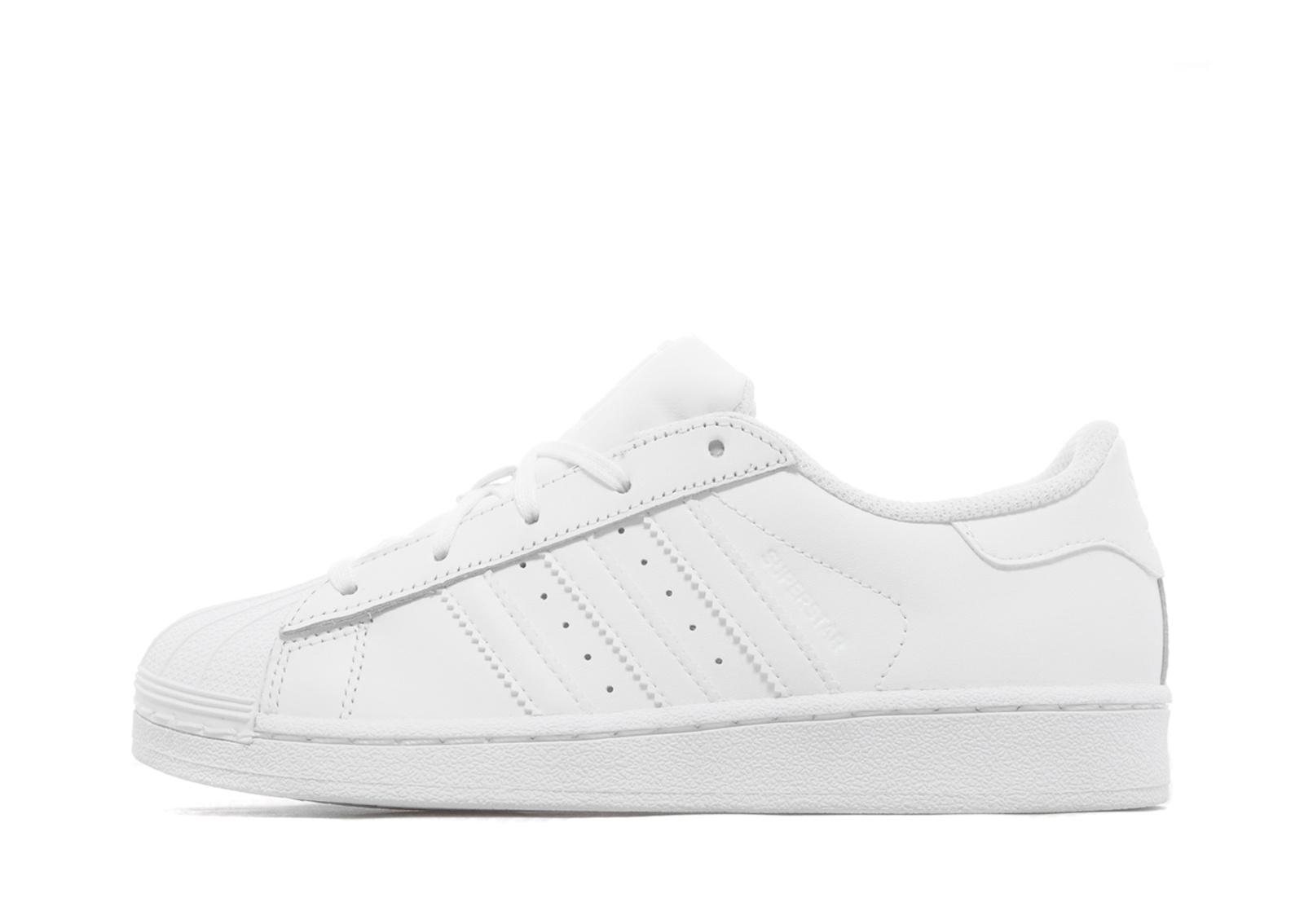 Super Comparer adidas superstar taille 35 lacets, Grise, Blanche 