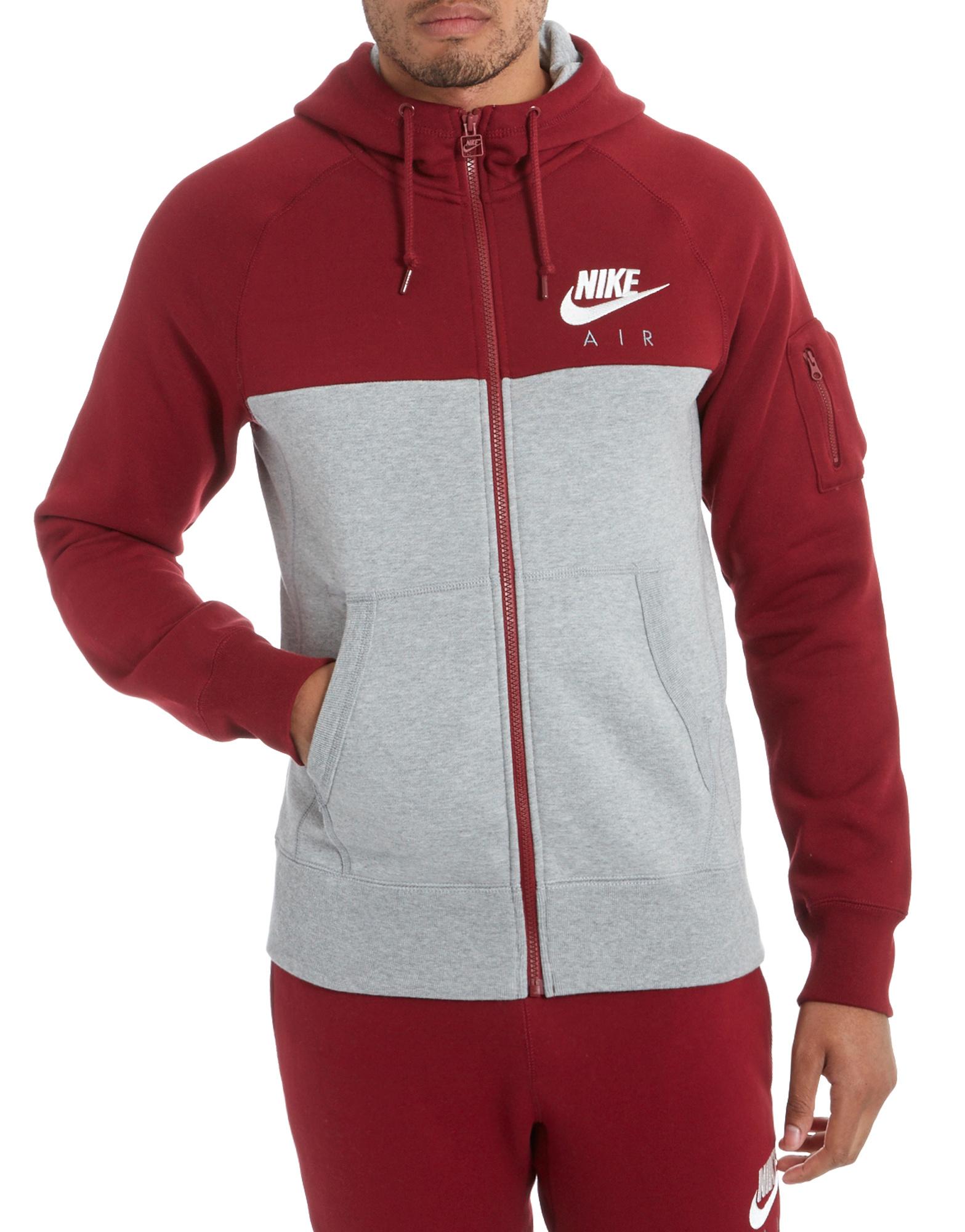 nike air burgundy tracksuit womens