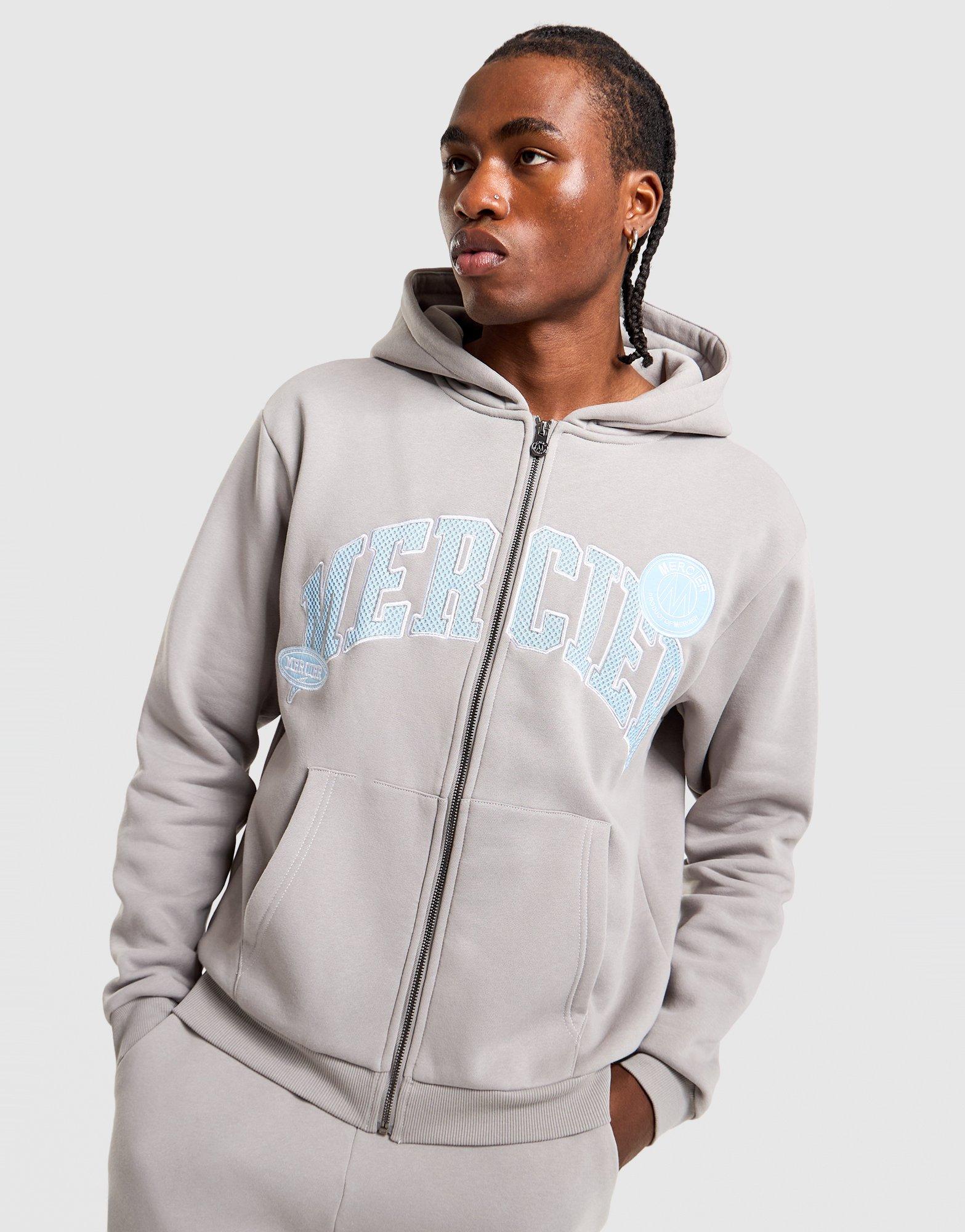 Blue Nike Trend Crop Full-Zip Hoodie - JD Sports New Zealand