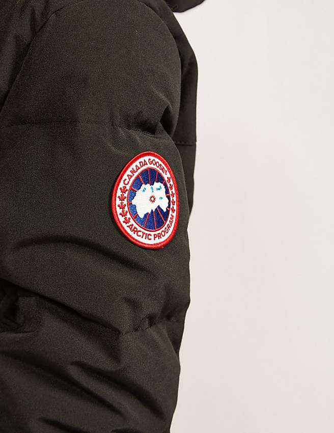 Canada Goose parka sale official - Black Canada Goose Solaris Parka Jacket | Tessuti