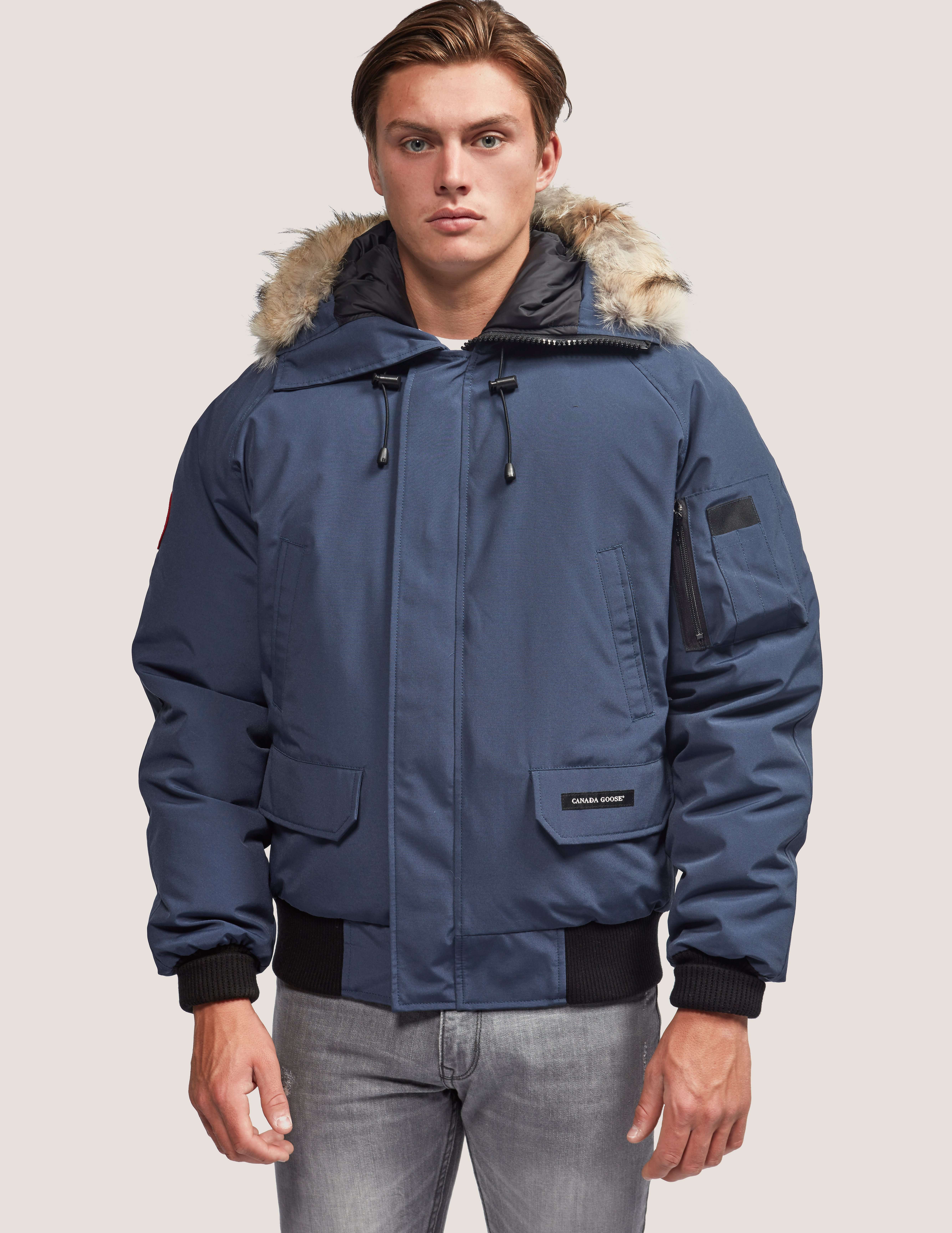 Canada Goose down outlet 2016 - Blue Canada Goose Chilliwack Bomber Jacket | Tessuti