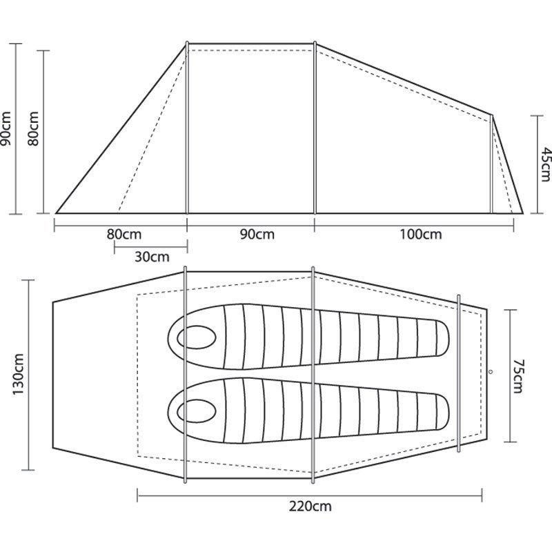 テント/タープ MSR - TERRA NOVA Polar Lite 2 Micro Terra Nova Polar Lite 2 Micro 2 Man Tent