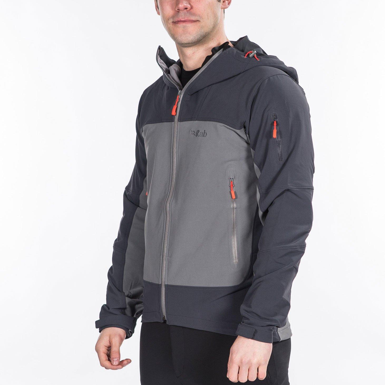 Men S Rab Exodus Jacket Beluga Grey