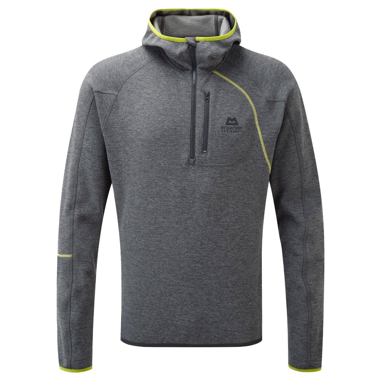 Men's Mountain Equipment Integrity Hooded Zip Tee Raven