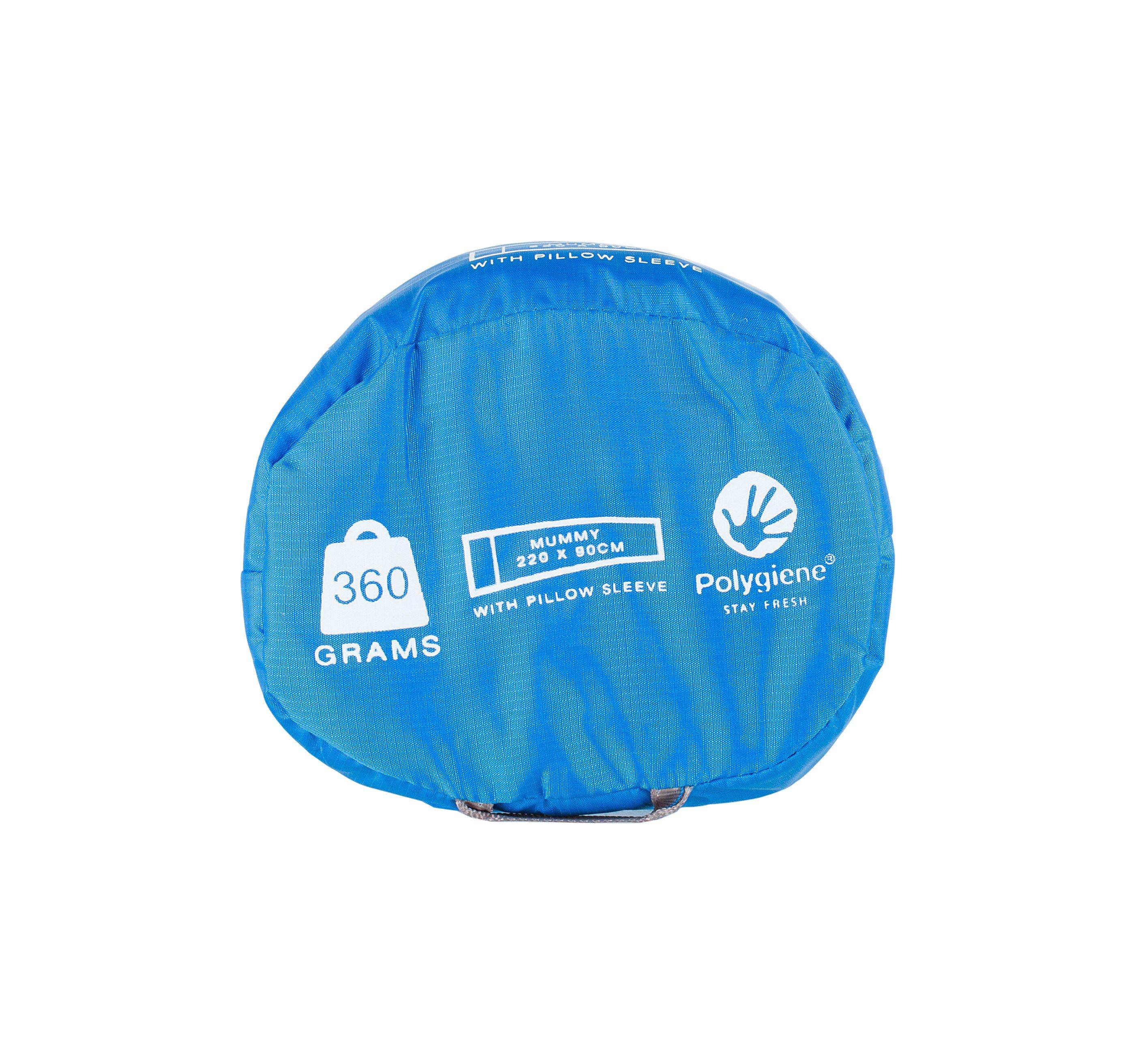 Lifeventure Cotton Mummy Sleeping Bag Liner Camping Tiso UK