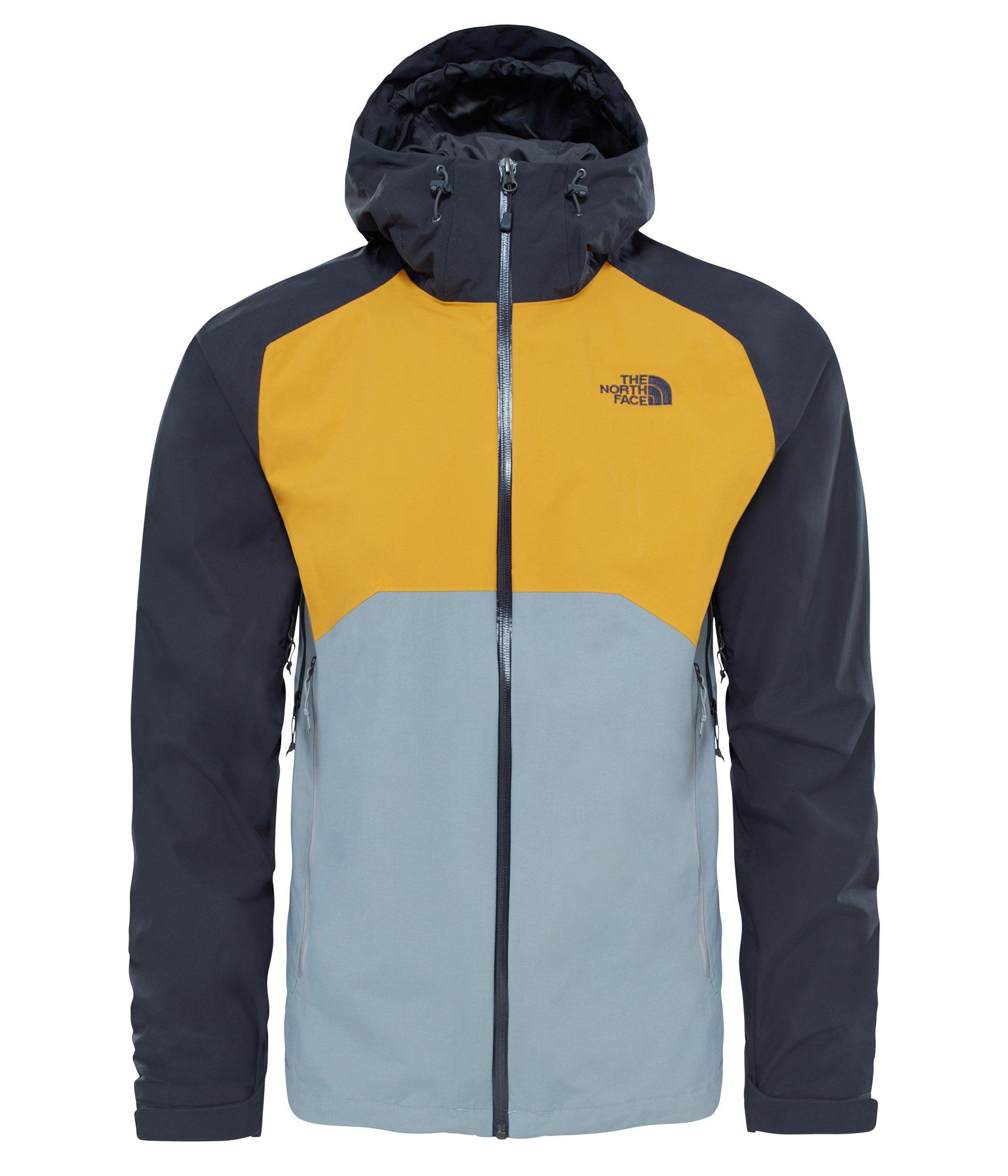 North face stratos jacket yellow on sale