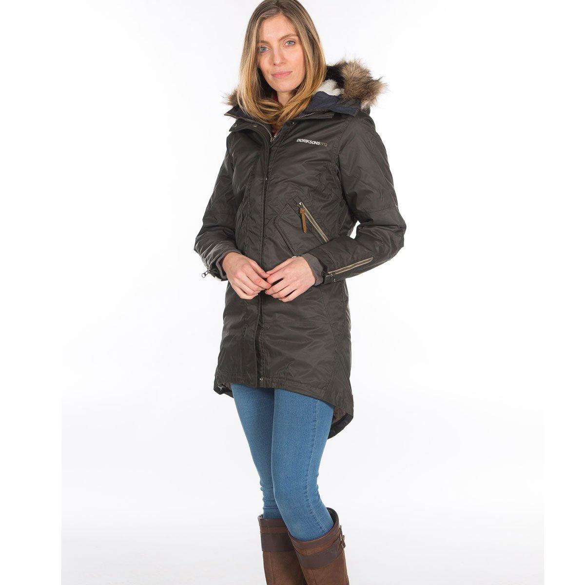 Didriksons Women's Parka in Green | Tiso