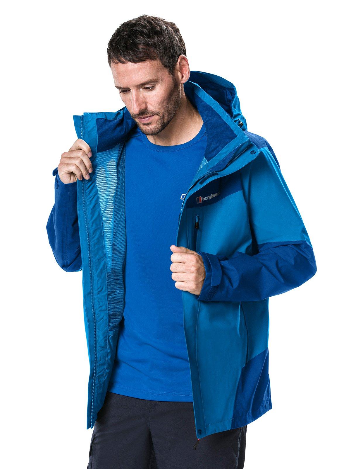 Berghaus Arran 3 in 1 Hydroshell Jacket Snorkel Blue