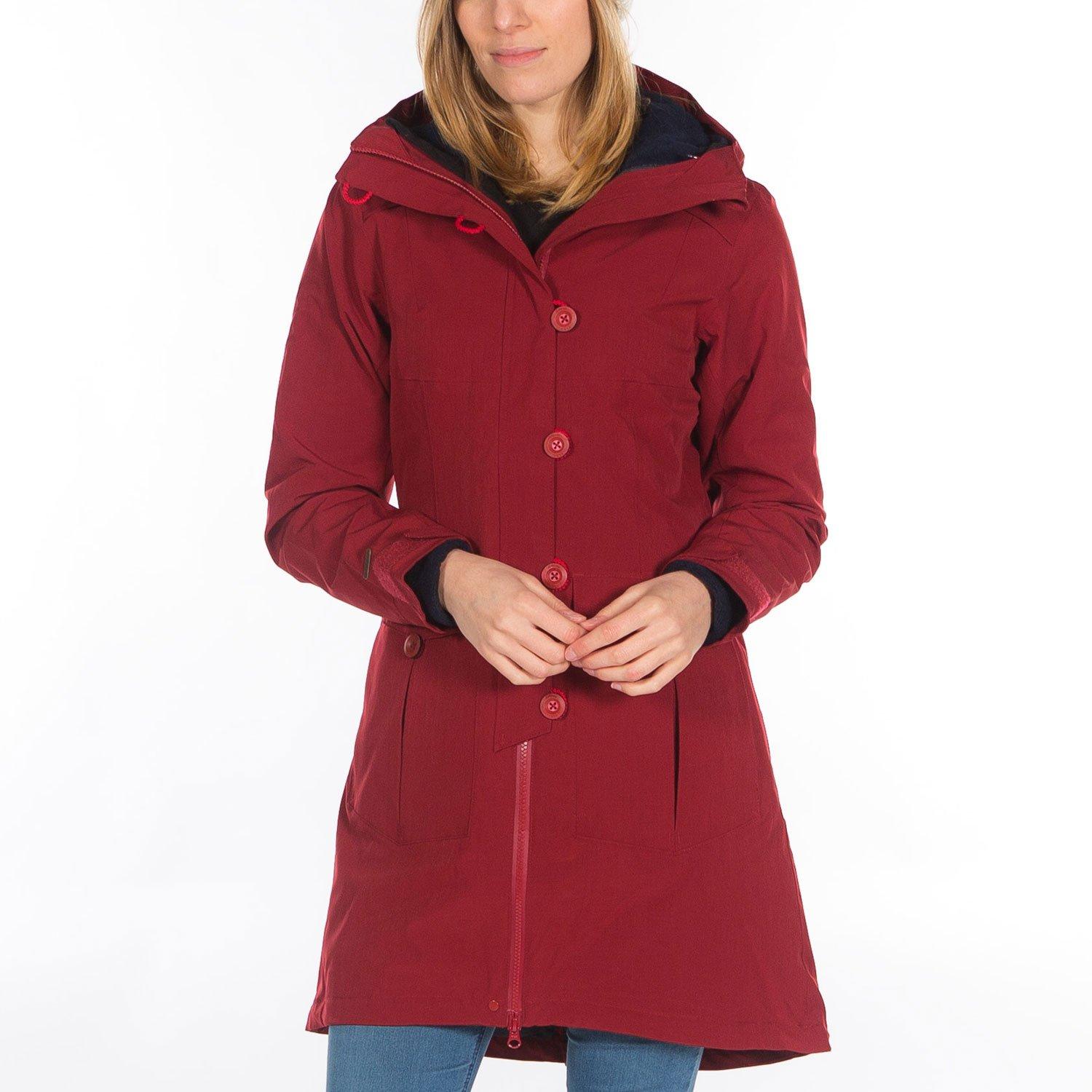 Bergans Women s Bjerke 3 In 1 Lady Coat Burgundy Tiso