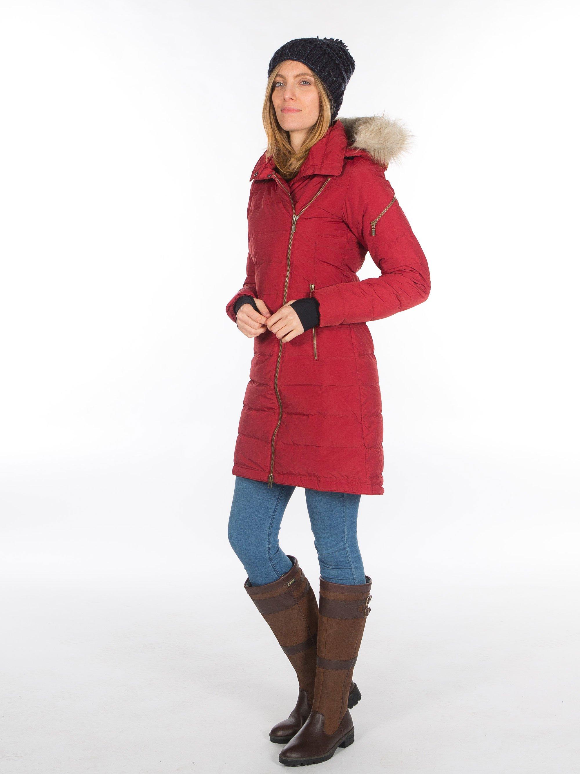 Bergans Women's Bodo Down Lady Coat Burgundy Tiso