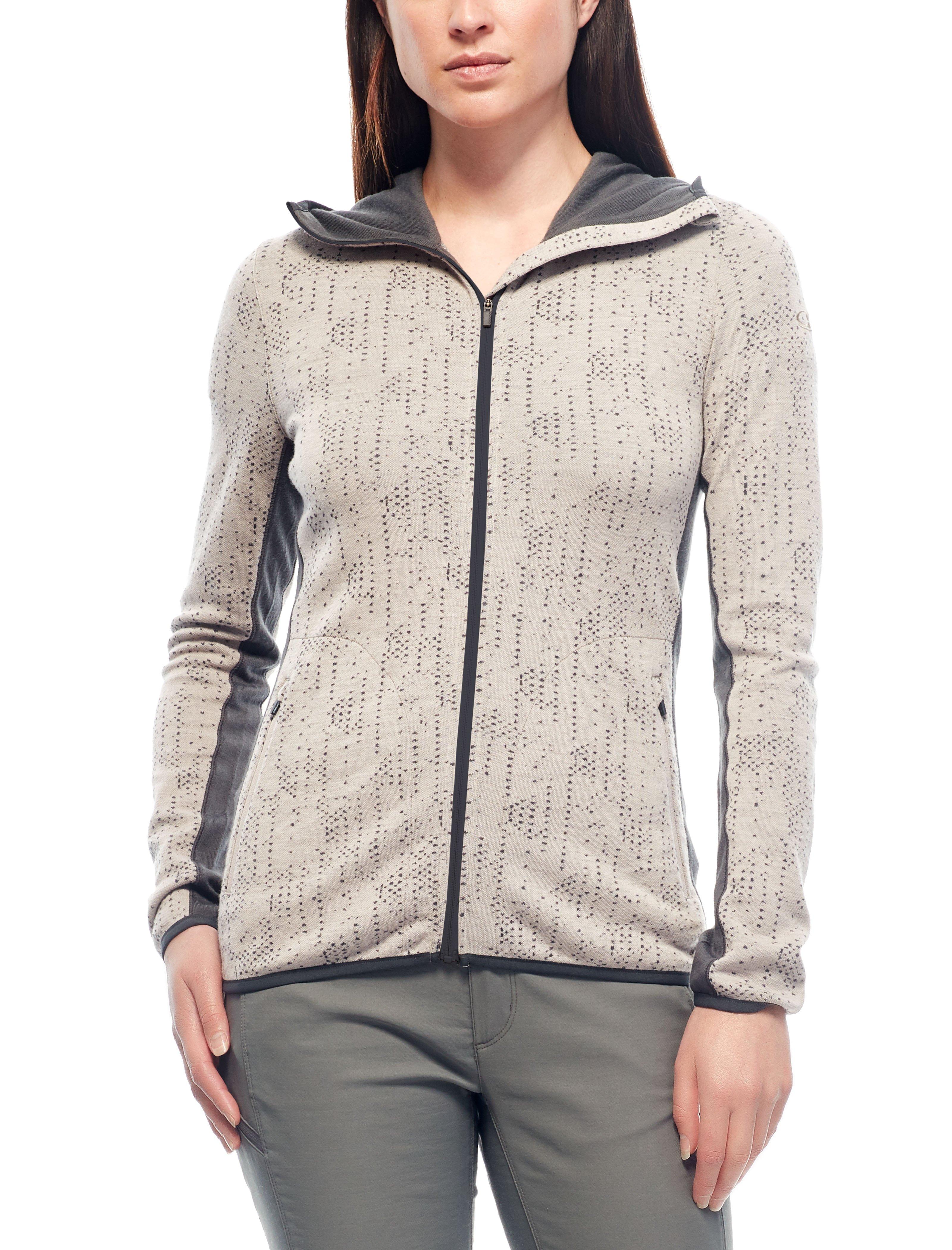 Women's away long store sleeve zip hood showers