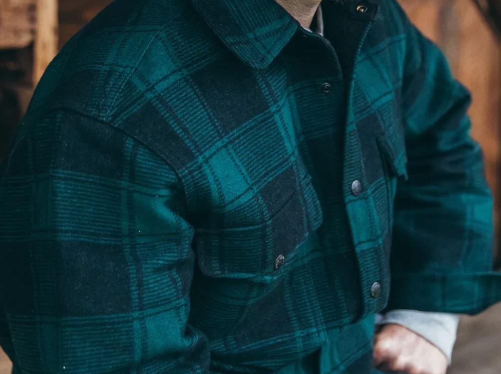 Filson Men's Beartooth-Jac Checked Shirt Green/Black