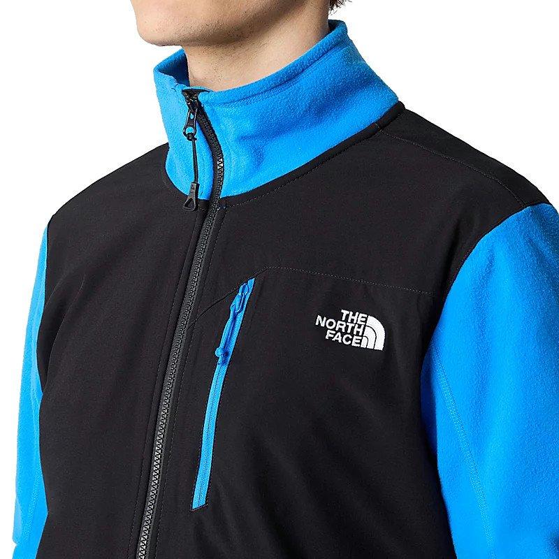 The North Face Men s Glacier Pro Full Zip Fleece Blue Black Tiso