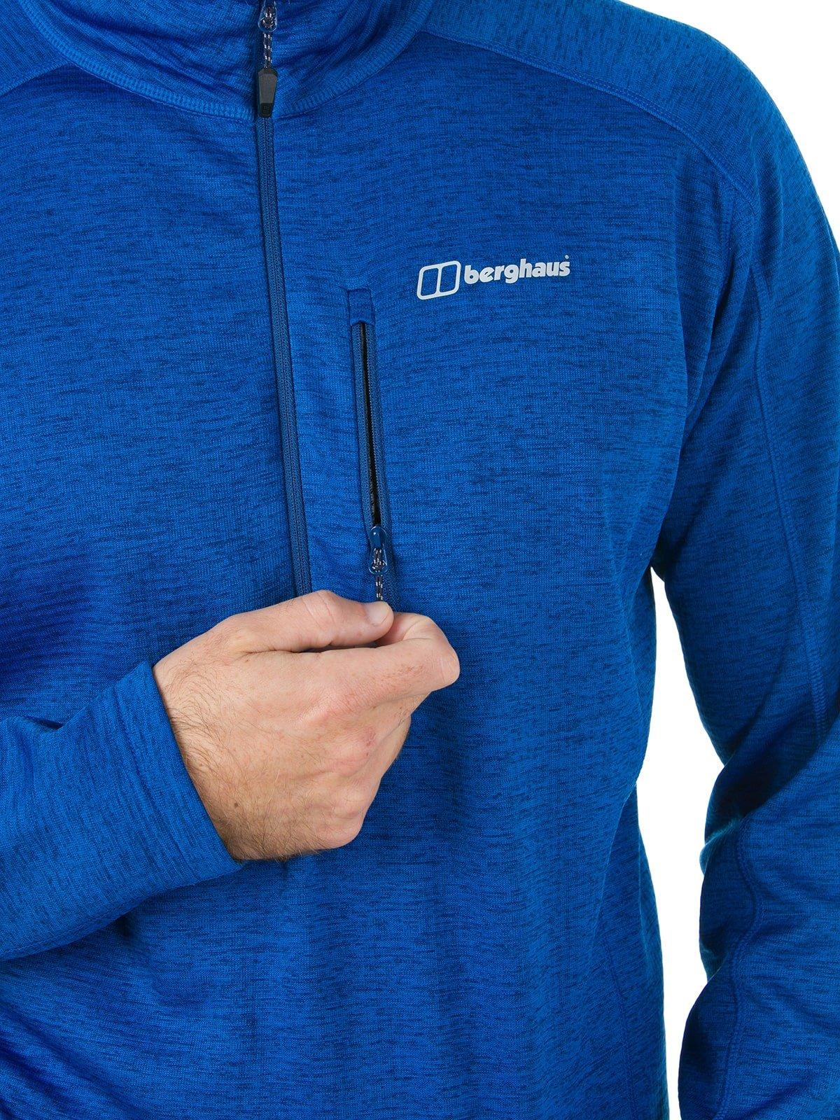 Berghaus men's spitzer half zip online fleece