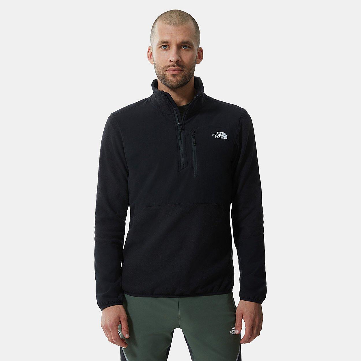 North face 3 quarter zip sale