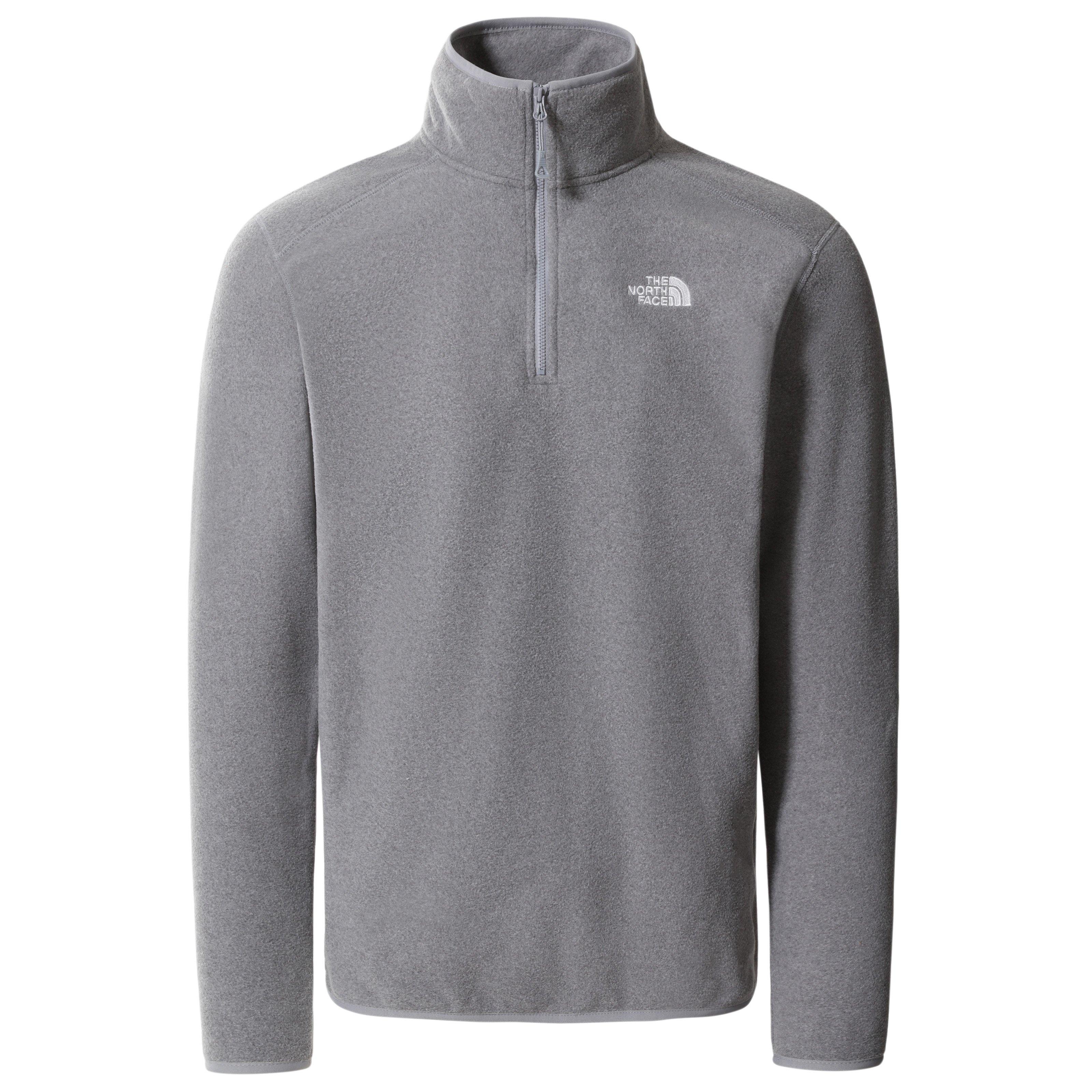 Grey north shop face fleece