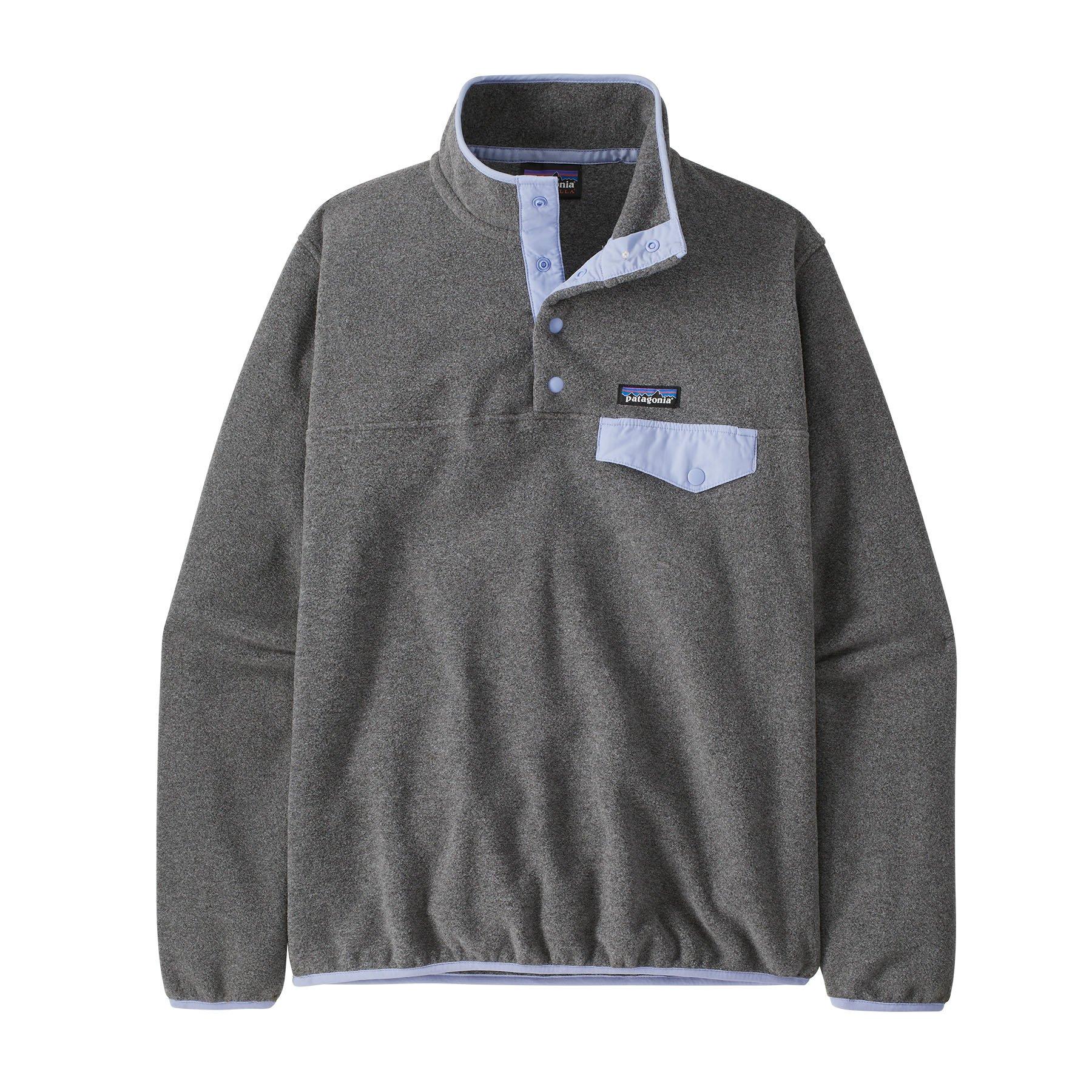 Women's Patagonia Lightweight Synchilla Snap T Pullover - Grey