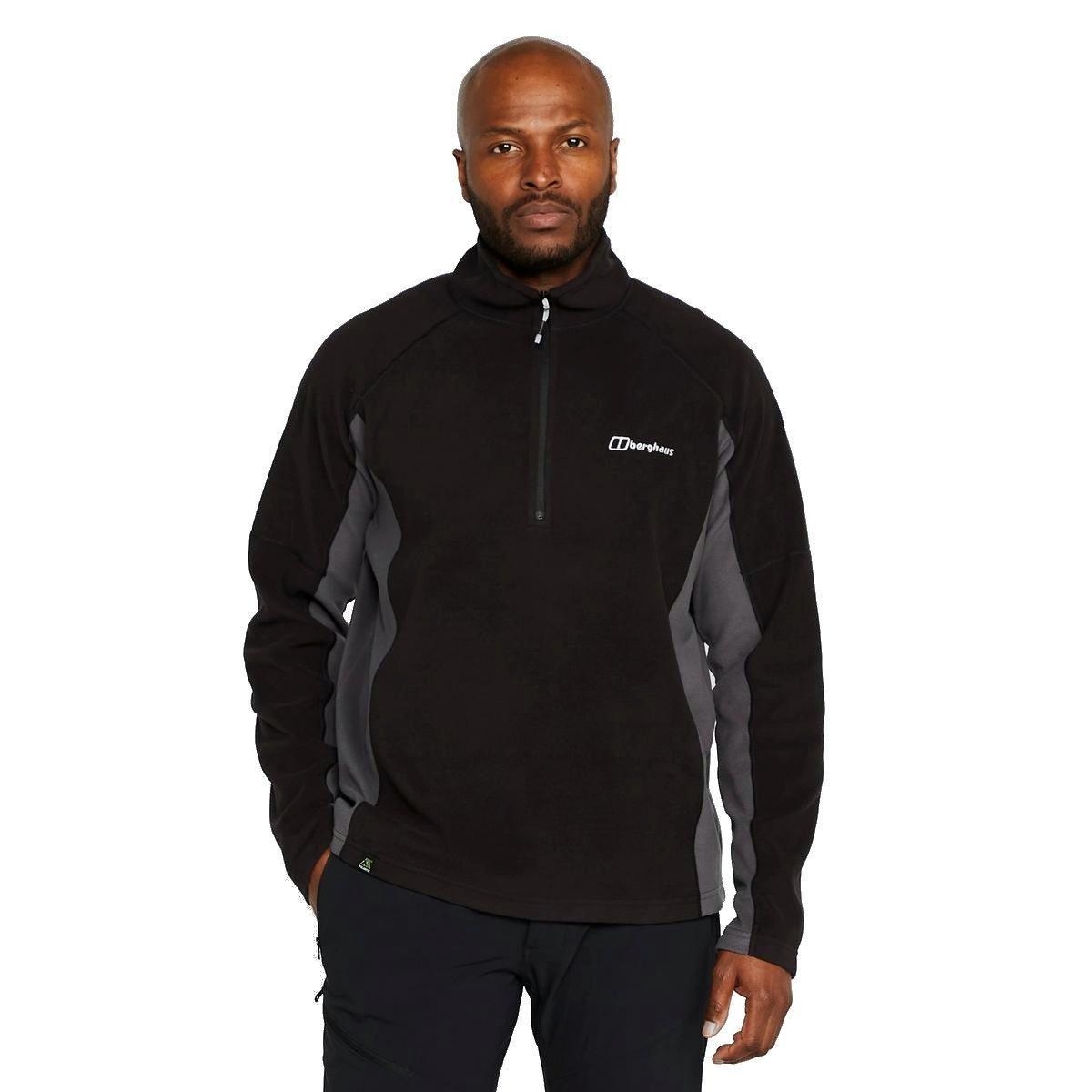 Buy Berghaus Mens Arnside 1/2 Zip Fleece Black