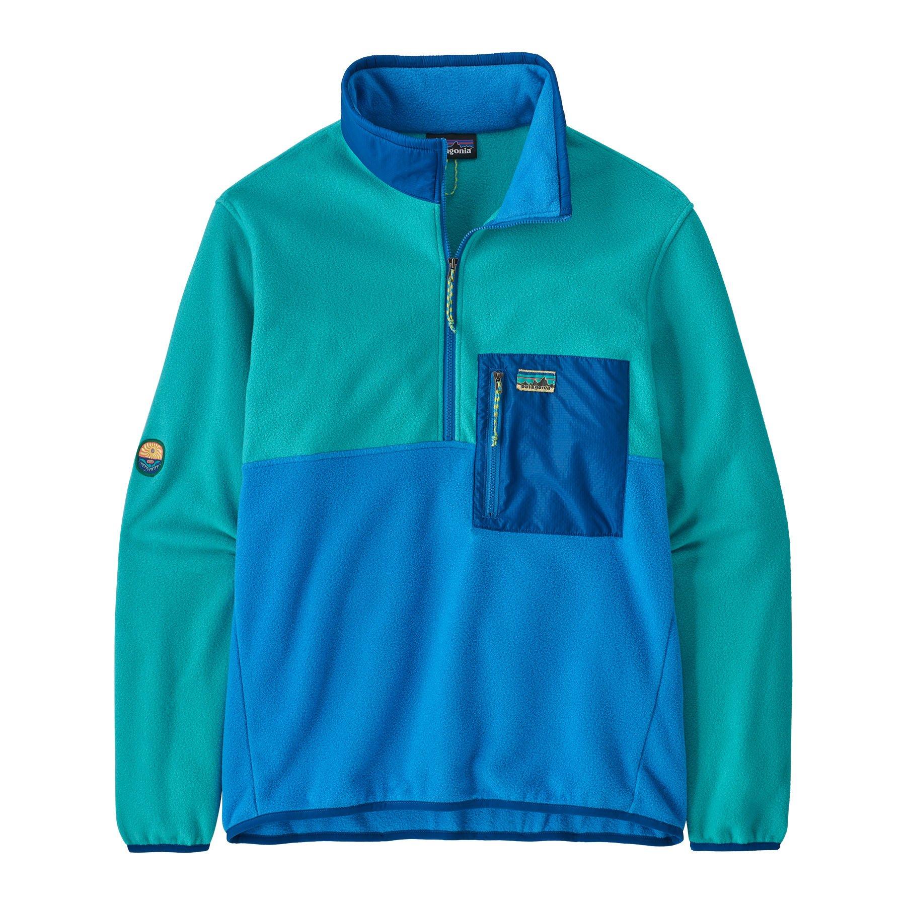 Men s Microdini 1 2 Zip Fleece Pullover Blue