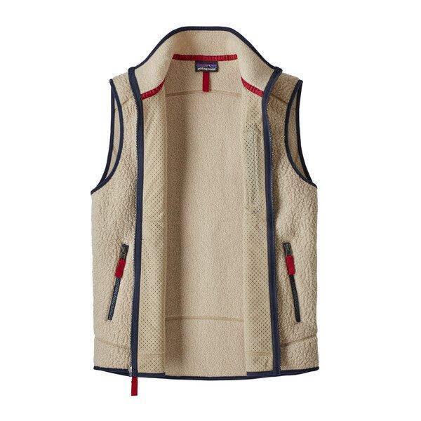 Men s Patagonia Retro Pile Vest Cream Tiso UK