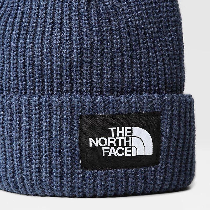 North face salty on sale dog beanie grey