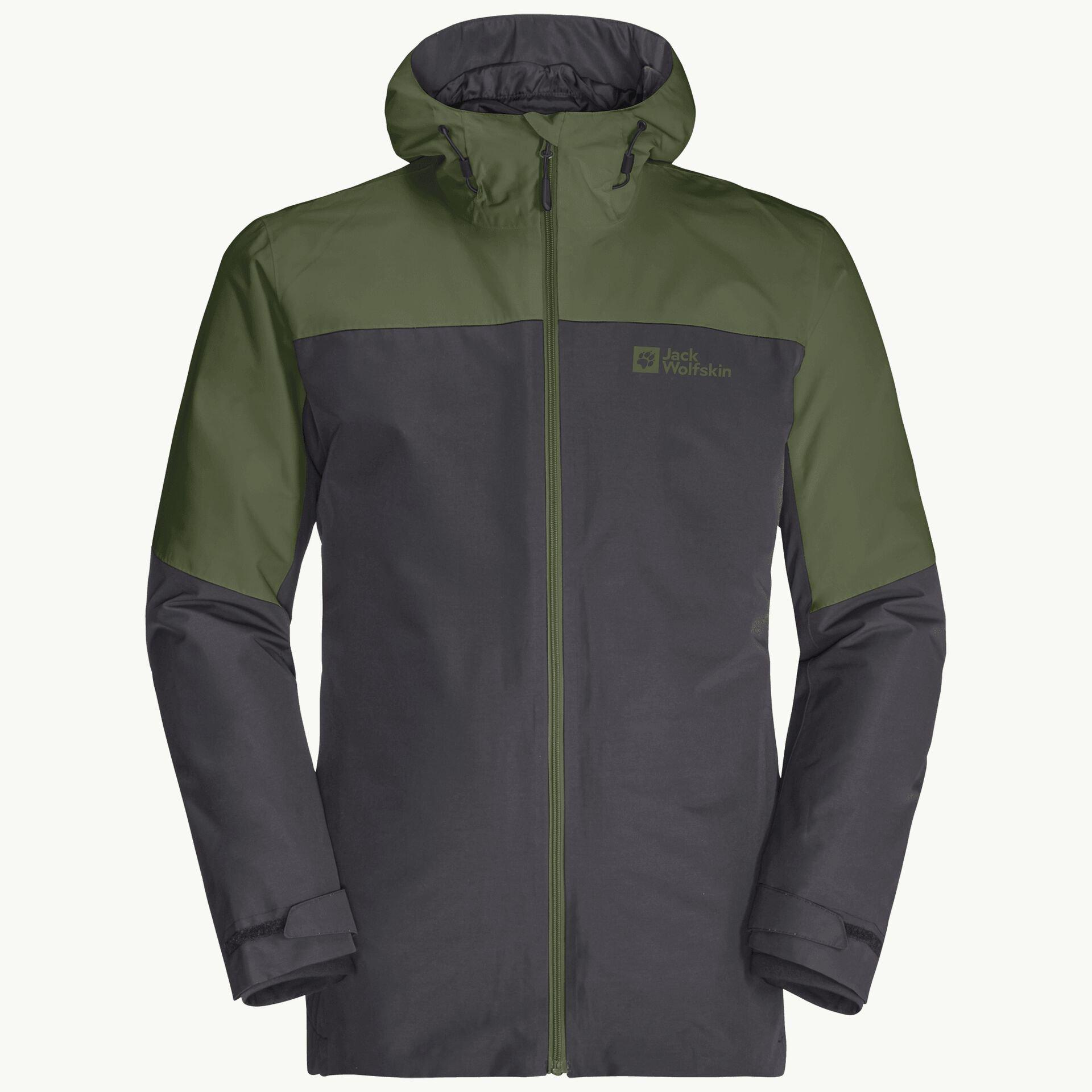 Men's Jack Wolfskin Glaabach 3in1 Jacket Insulated Waterproof Jackets